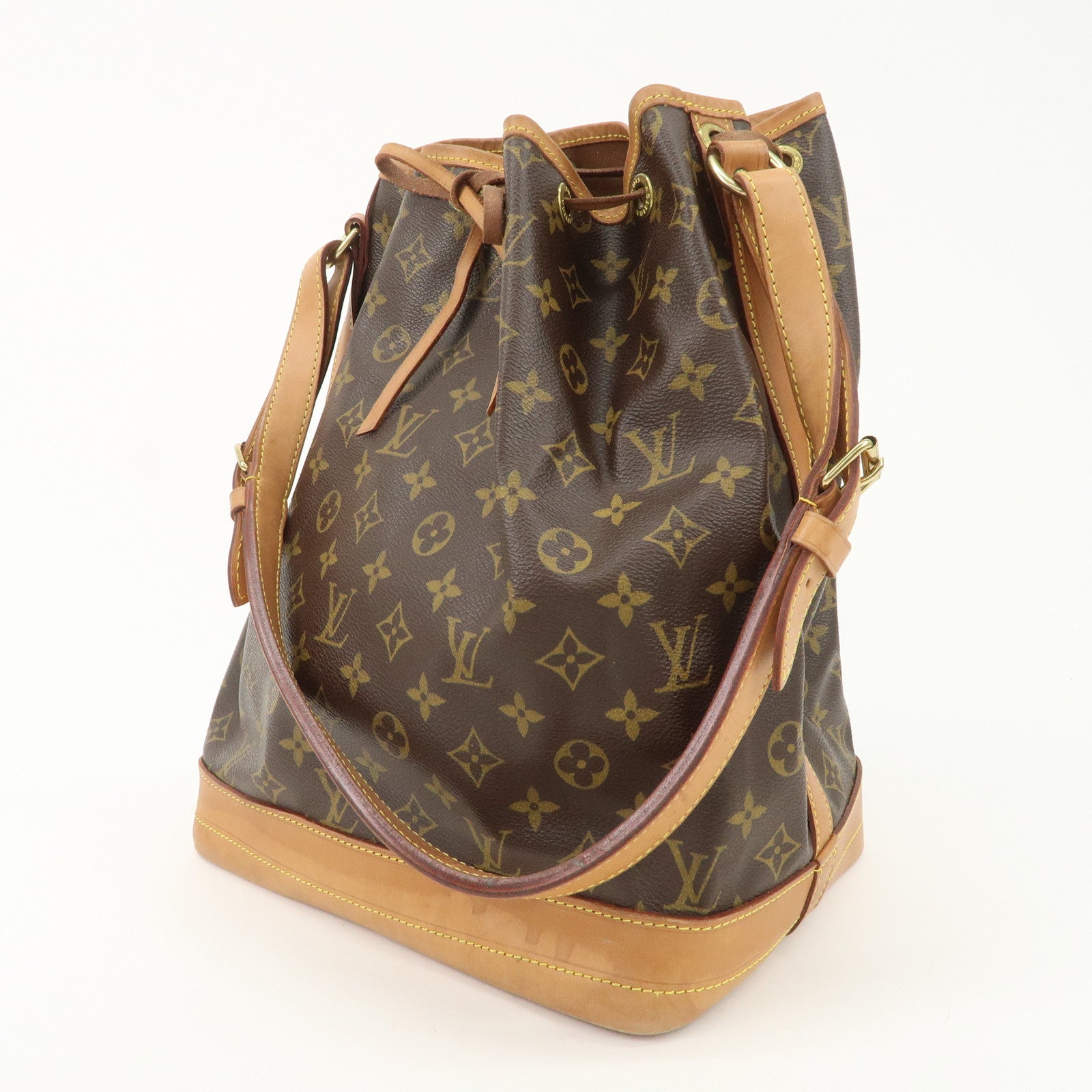 Louis Vuitton Monogram Noe Shoulder Bag Hand Bag Brown M42224