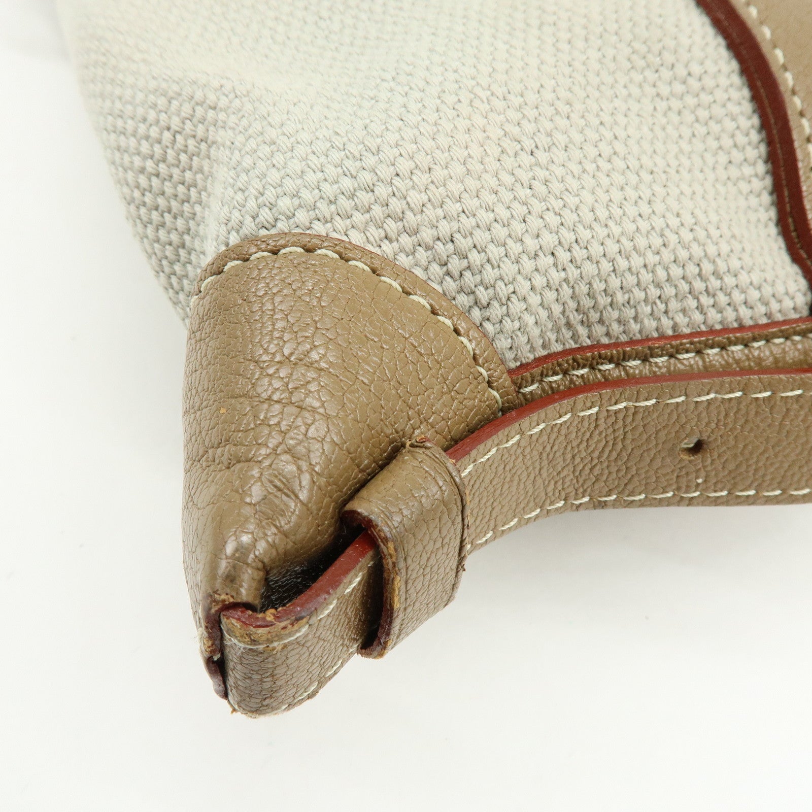 Louis Vuitton Antigua Poaplum GM Canvas Leather Tote Bag M48831