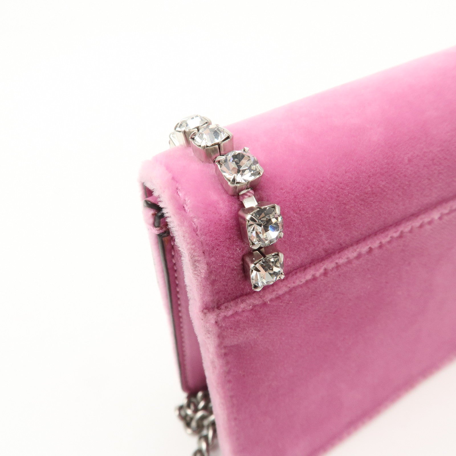 GUCCI Dionysus Super Mini Bag Leather Chain Shoulder Bag 476432 Used