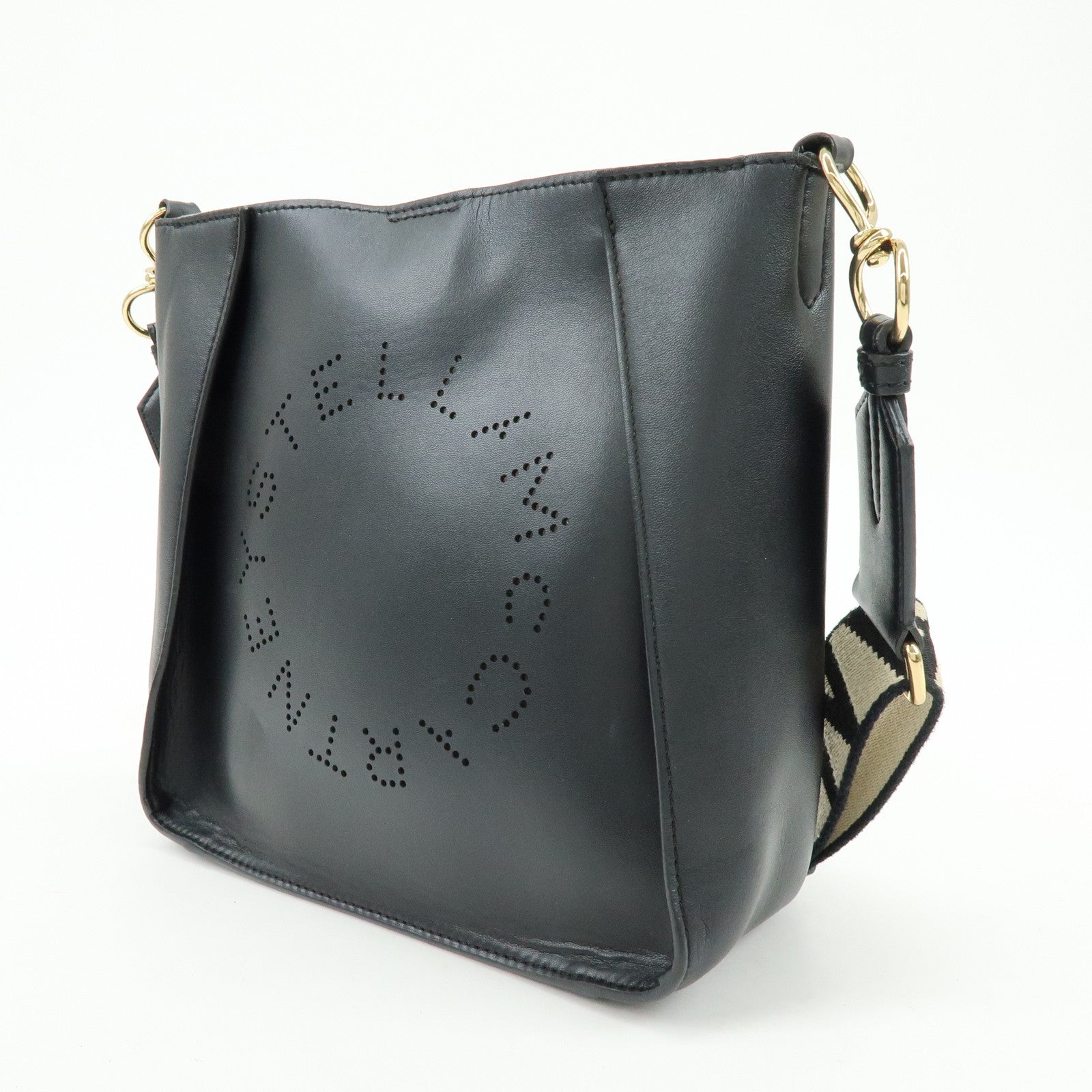 STELLA MCCARTNEY Alter Nappa Shoulder Bag Crossbody Bag Black