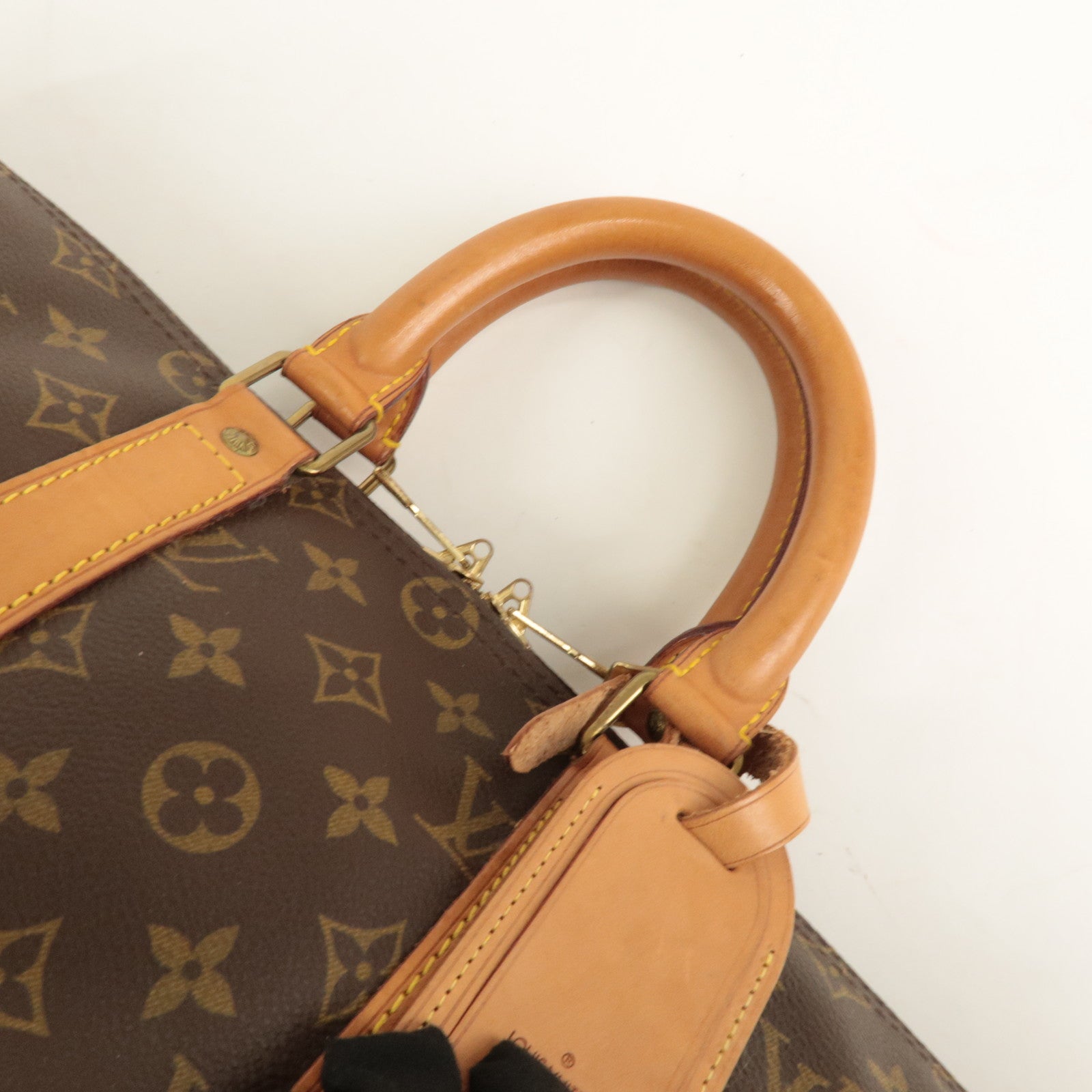 Louis Vuitton Monogram Keep All 45 Boston Bag Brown M41428