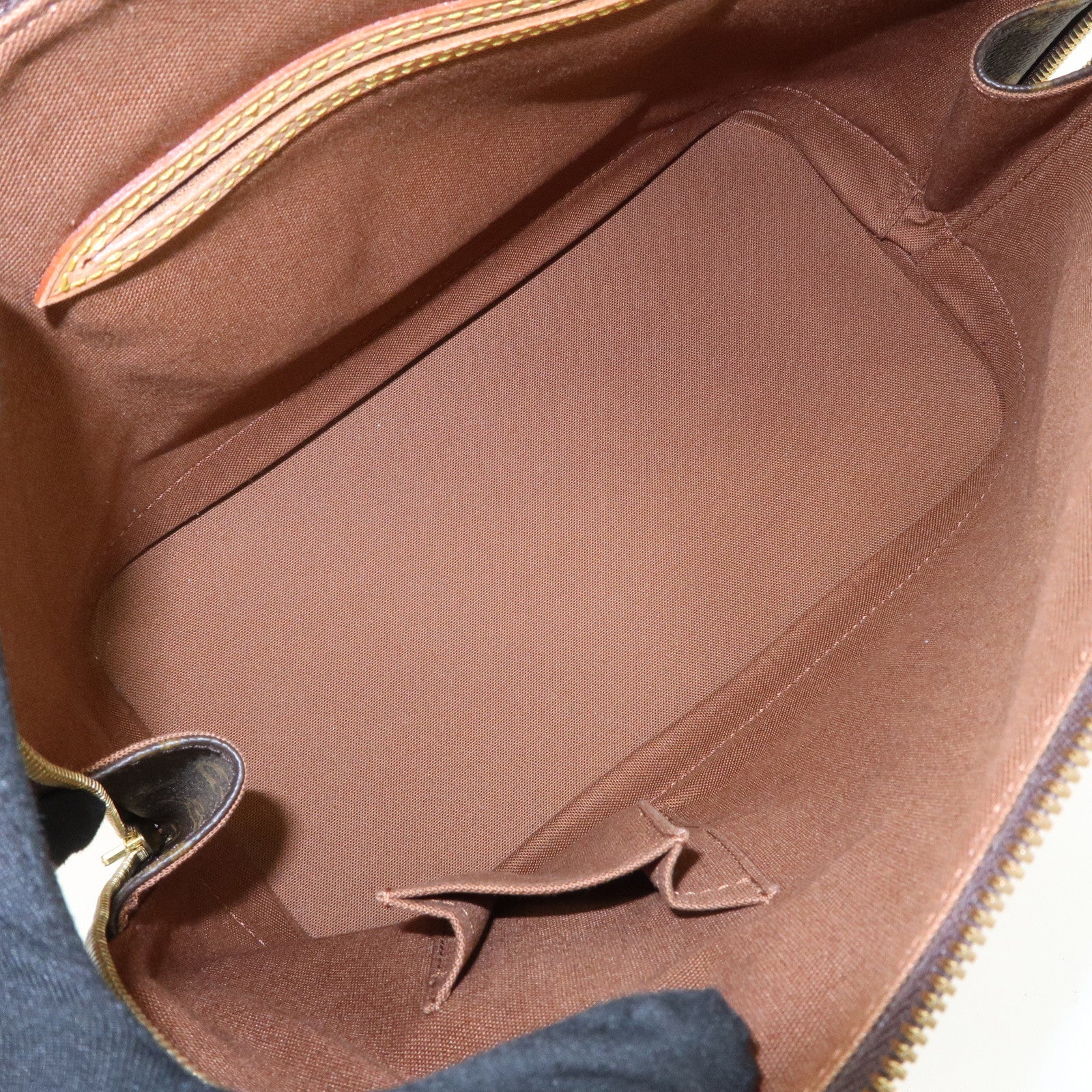 Louis Vuitton Monogram Alma Hand Bag Brown M51130
