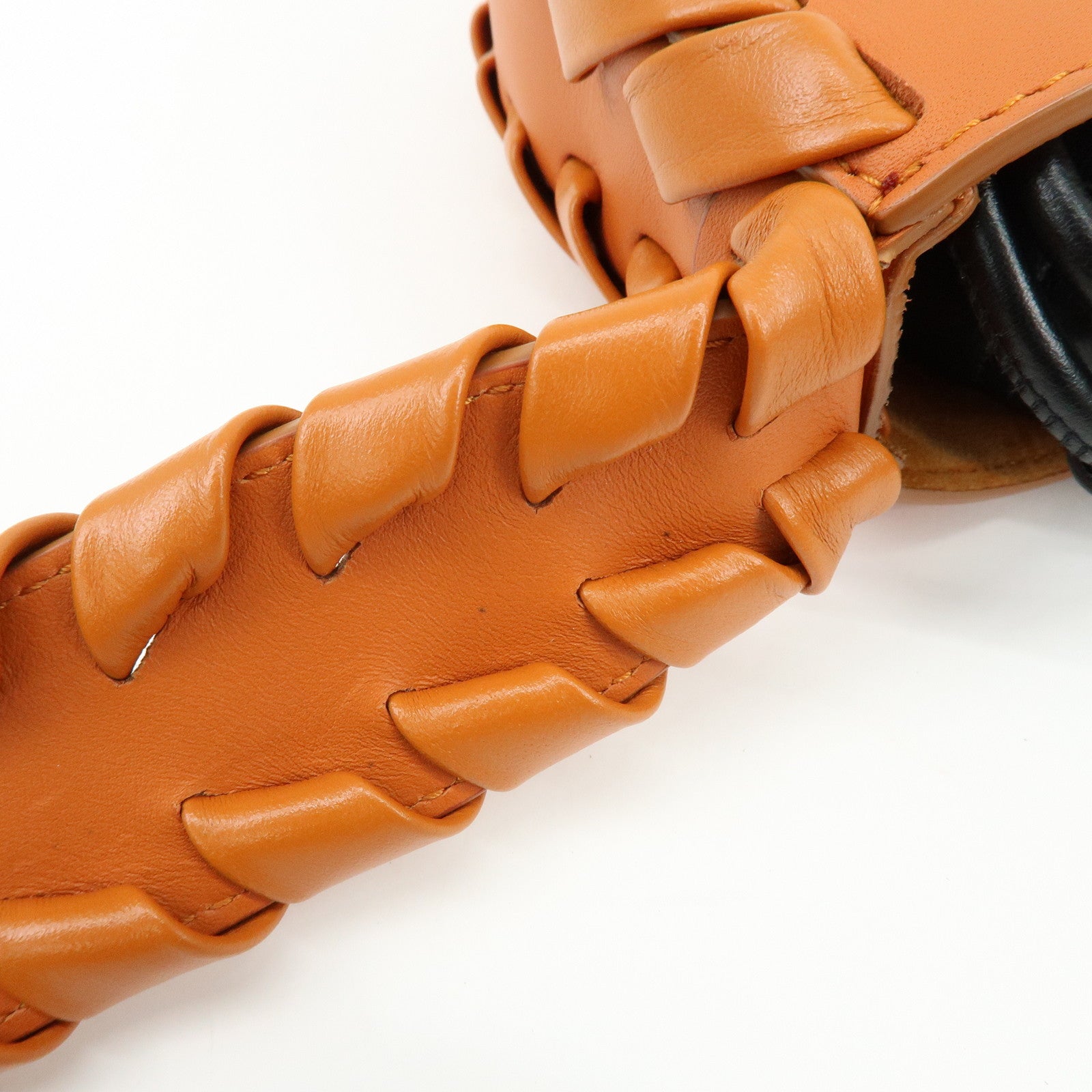 Chloe Mate Leather Shoulder Bag Crossbody Bag Orange