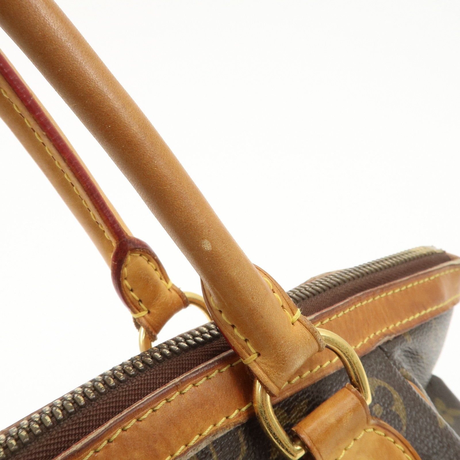 Louis Vuitton Monogram Tivoli PM Hand Bag Brown M40143 Used