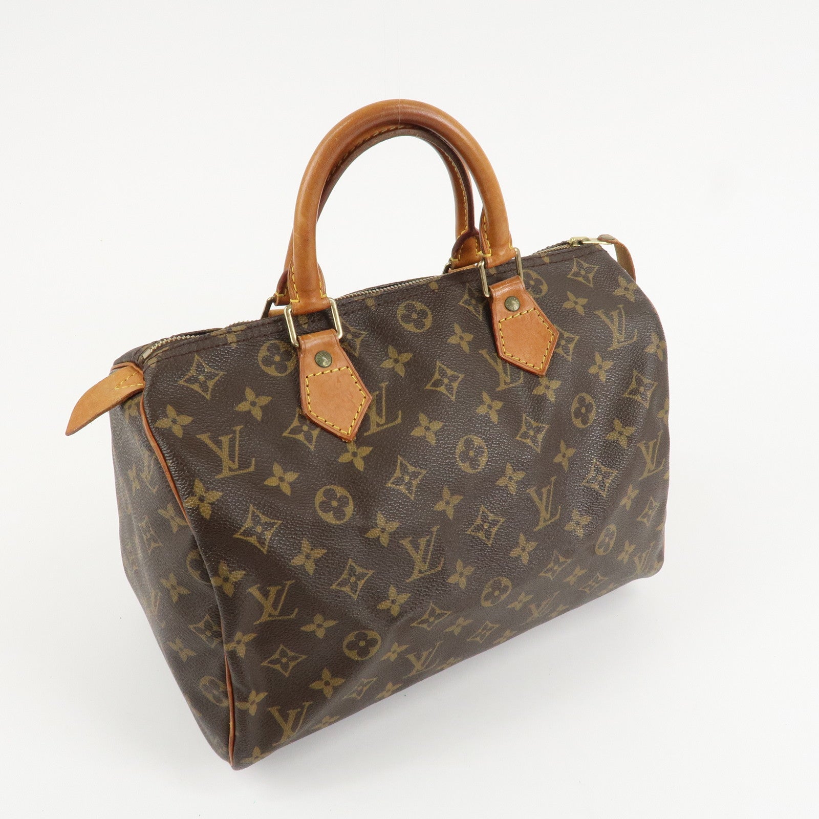 Louis Vuitton Monogram Speedy 30 Hand Bag Boston Bag M41526 Used