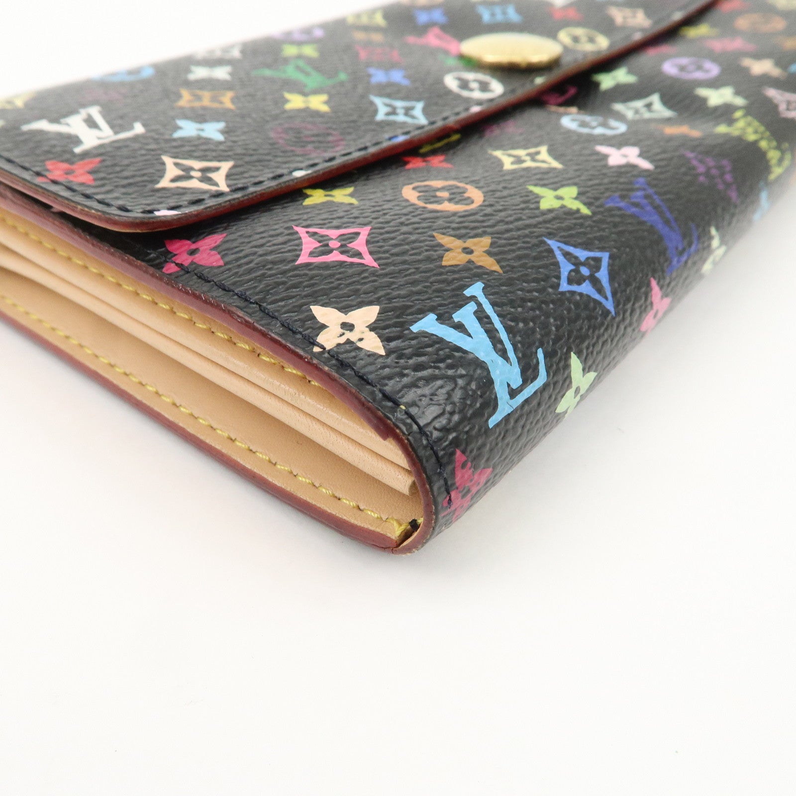 Louis Vuitton Monogram Multicolor Portefeuille Sarah Wallet M9353