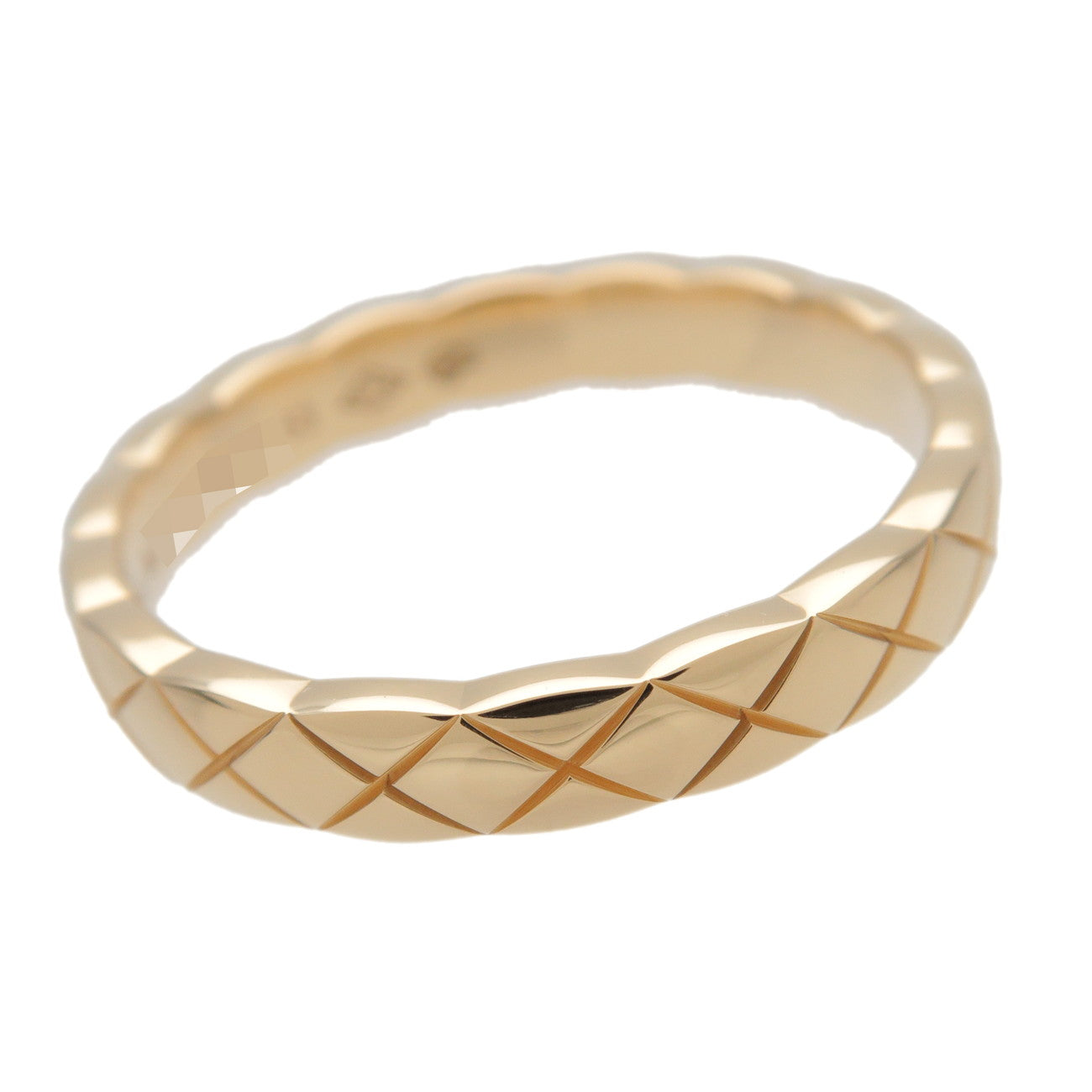 CHANEL COCO Crush Mini Ring K18 750YG Yellow Gold #53 J11794