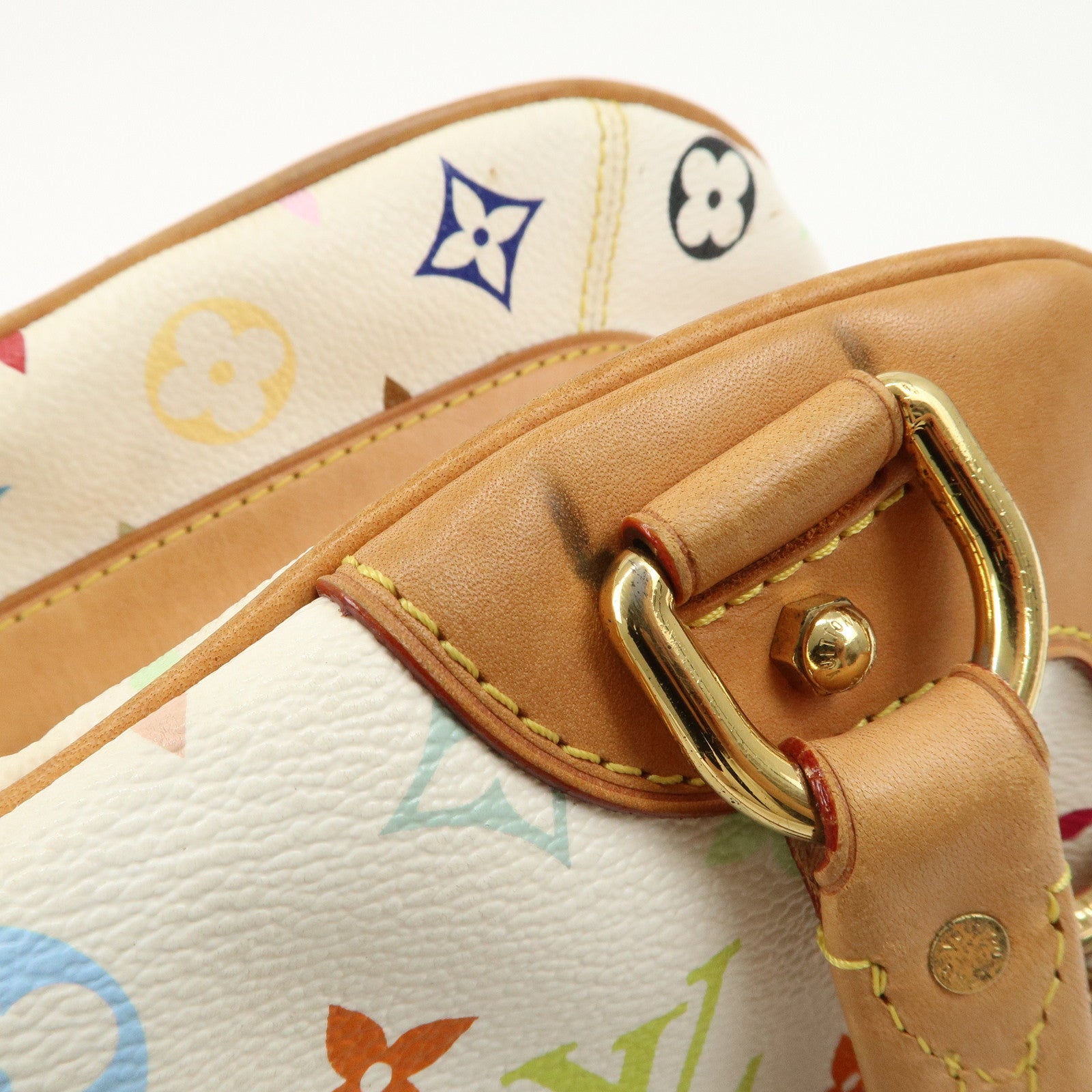 Louis Vuitton Monogram Multicolor Claudia Hand Bag Blanc M40193