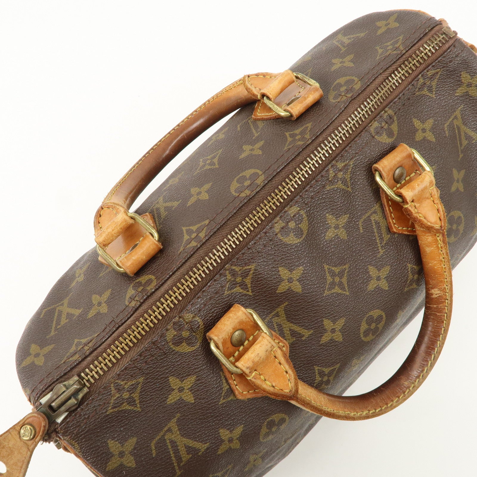 Louis Vuitton Monogram Speedy 30 Hand Bag Boston Bag M41526 Used