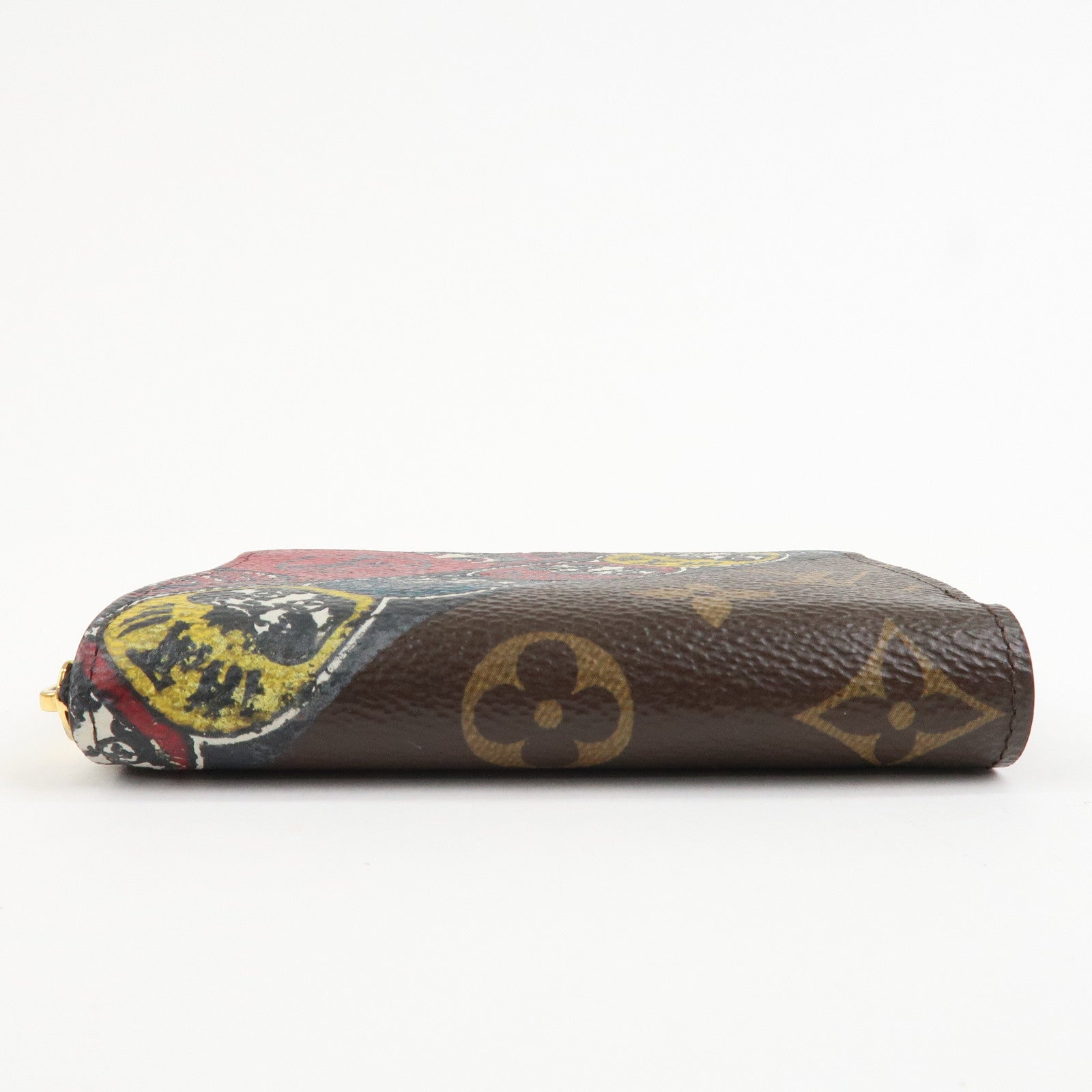 Louis Vuitton Monogram Zippy Round Coin Purse Kansai Yamamoto Brown M67250