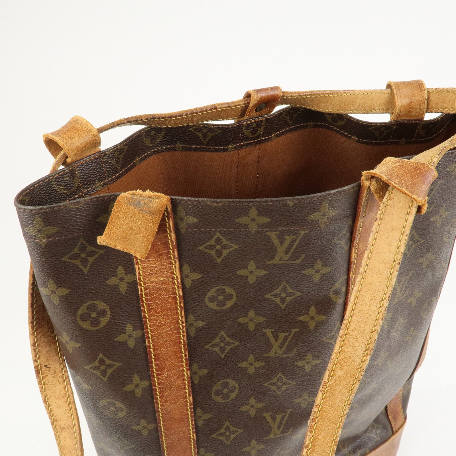 Louis Vuitton Monogram Randonnee GM Shoulder Bag Brown M42244