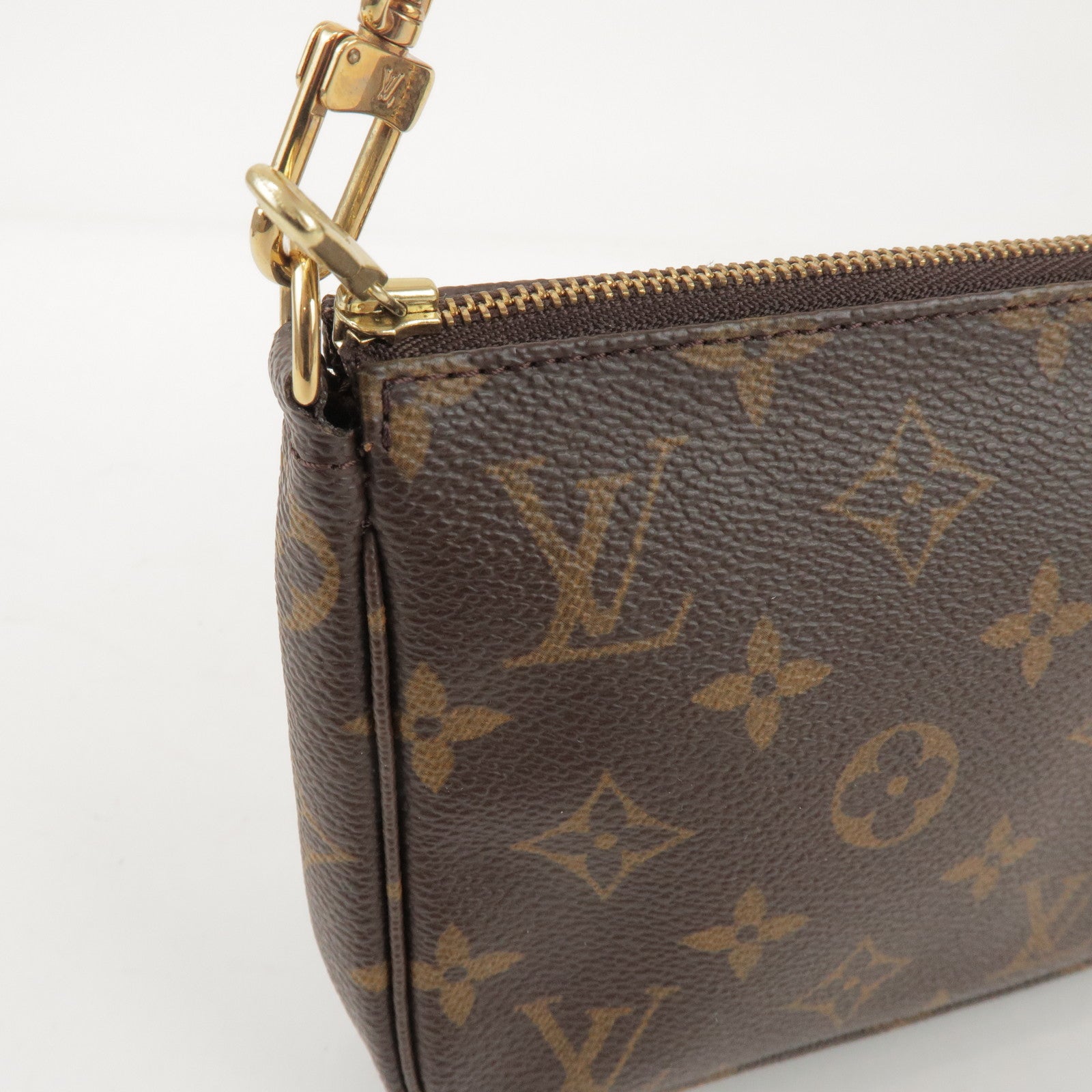 Louis Vuitton Monogram Pochette Accessoires Pouch Hand Bag M51980