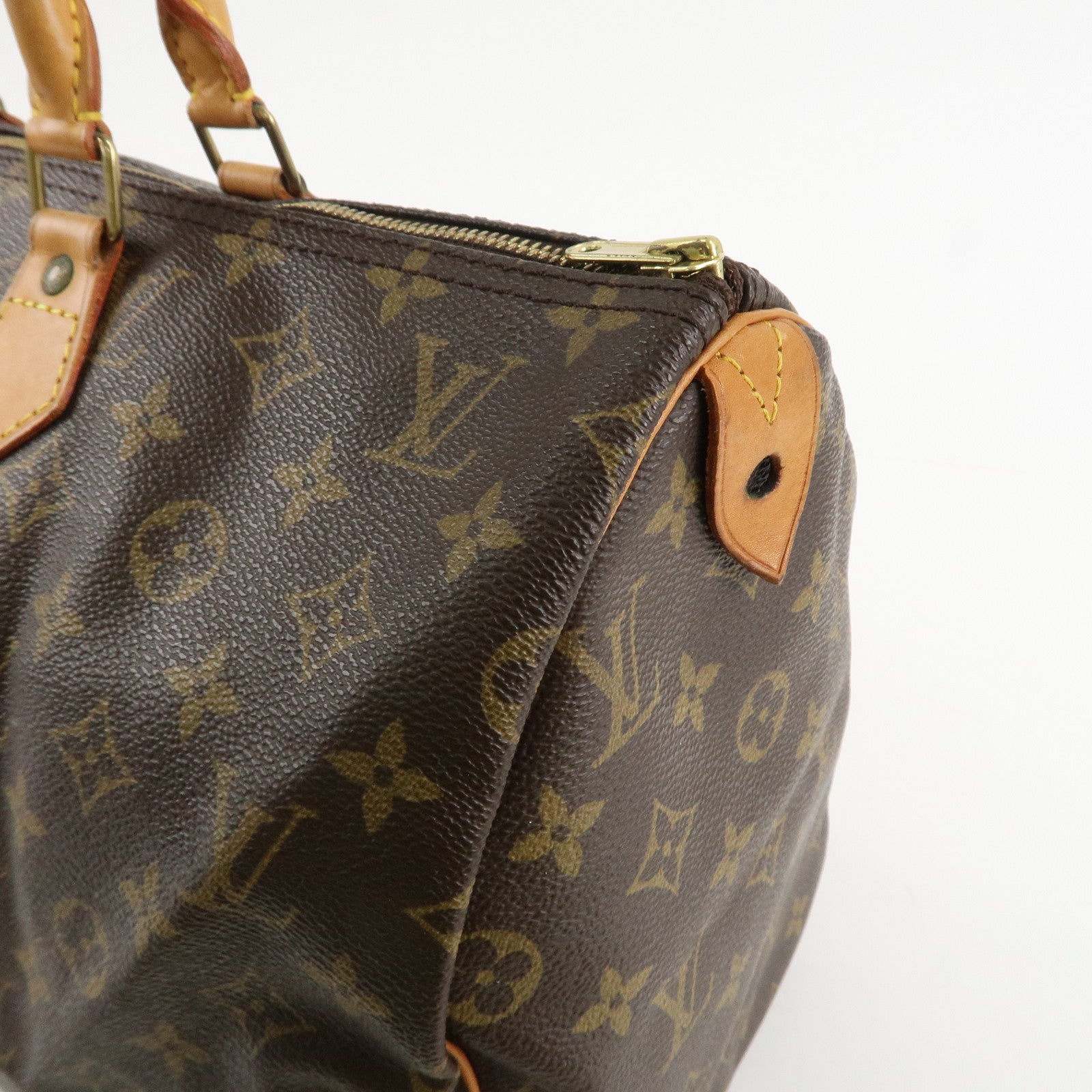 Louis Vuitton Monogram Speedy 40 Hand Bag Boston Bag M41522 Used