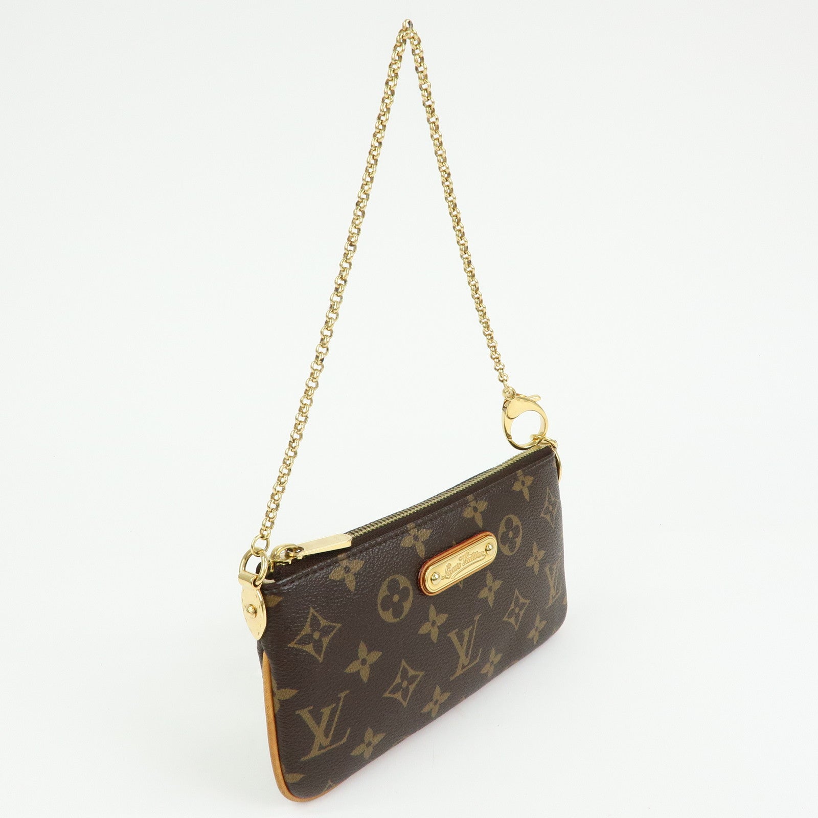 Louis Vuitton Monogram Pochette Milla MM Chain Hand Bag M60094