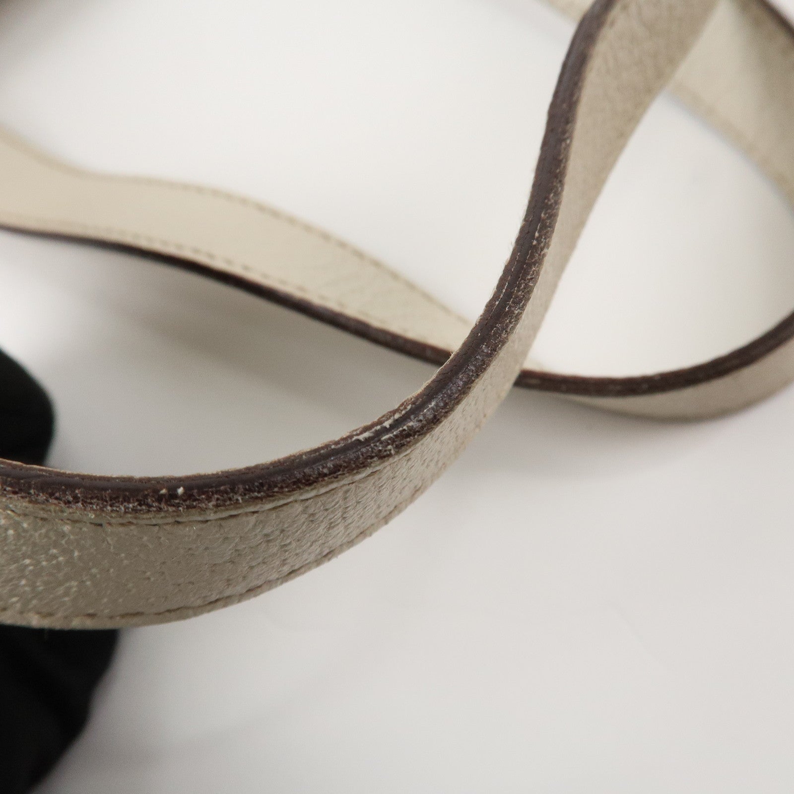 GUCCI Abbey GG Canvas Leather Mini Tote Bag Hand Bag Pink Used