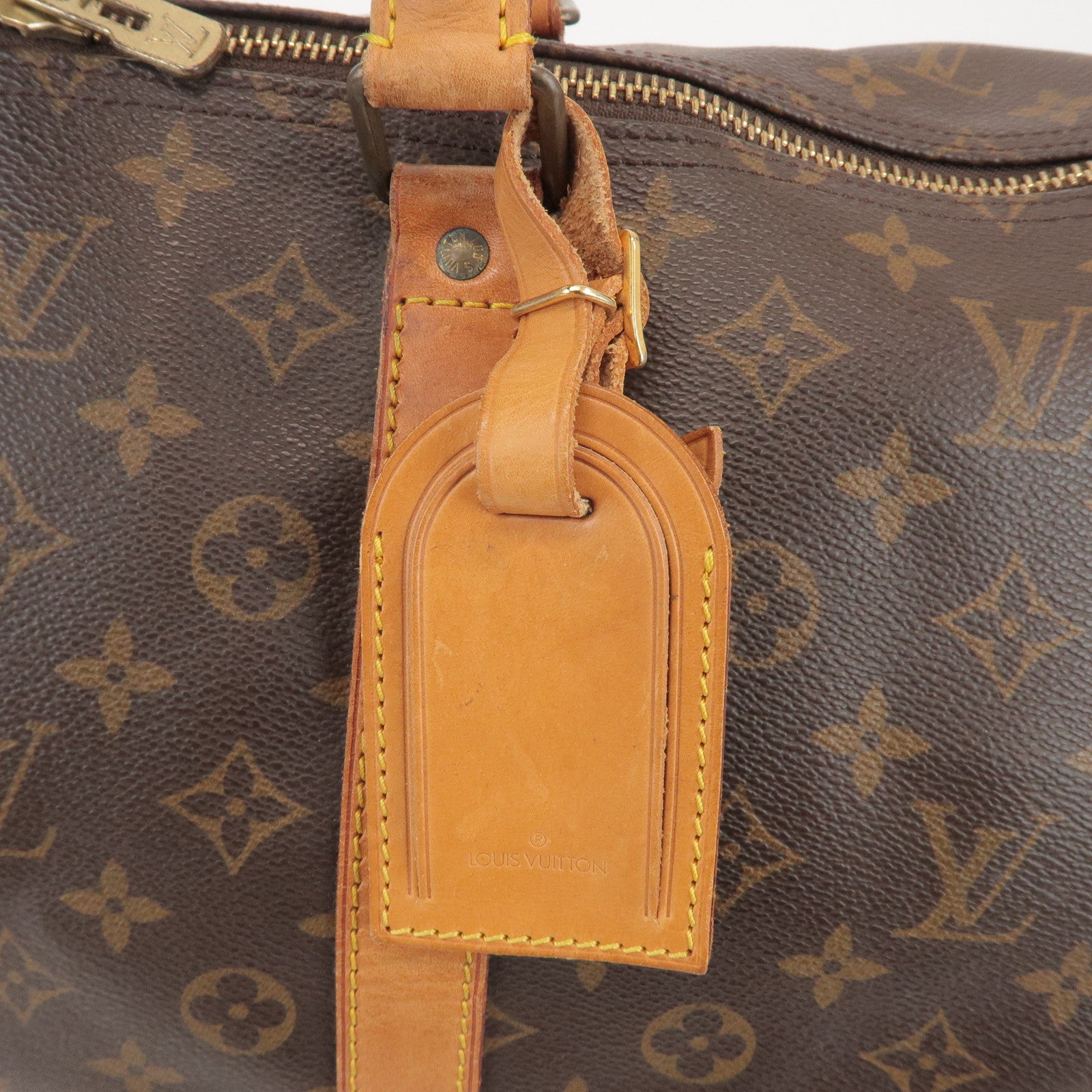Louis Vuitton Monogram Keep All 55 Boston Bag Brown M41424