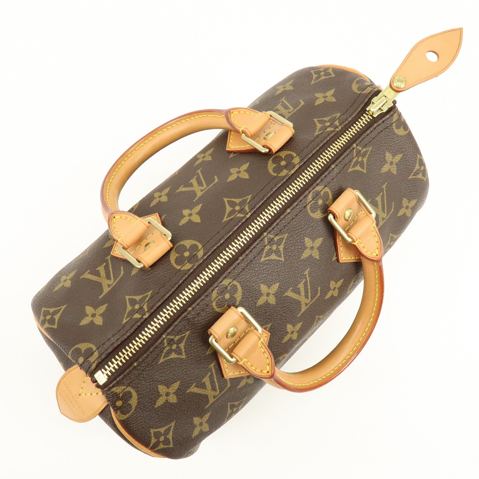 Louis Vuitton Monogram Speedy 25 Boston Bag Hand Bag Brown M41528