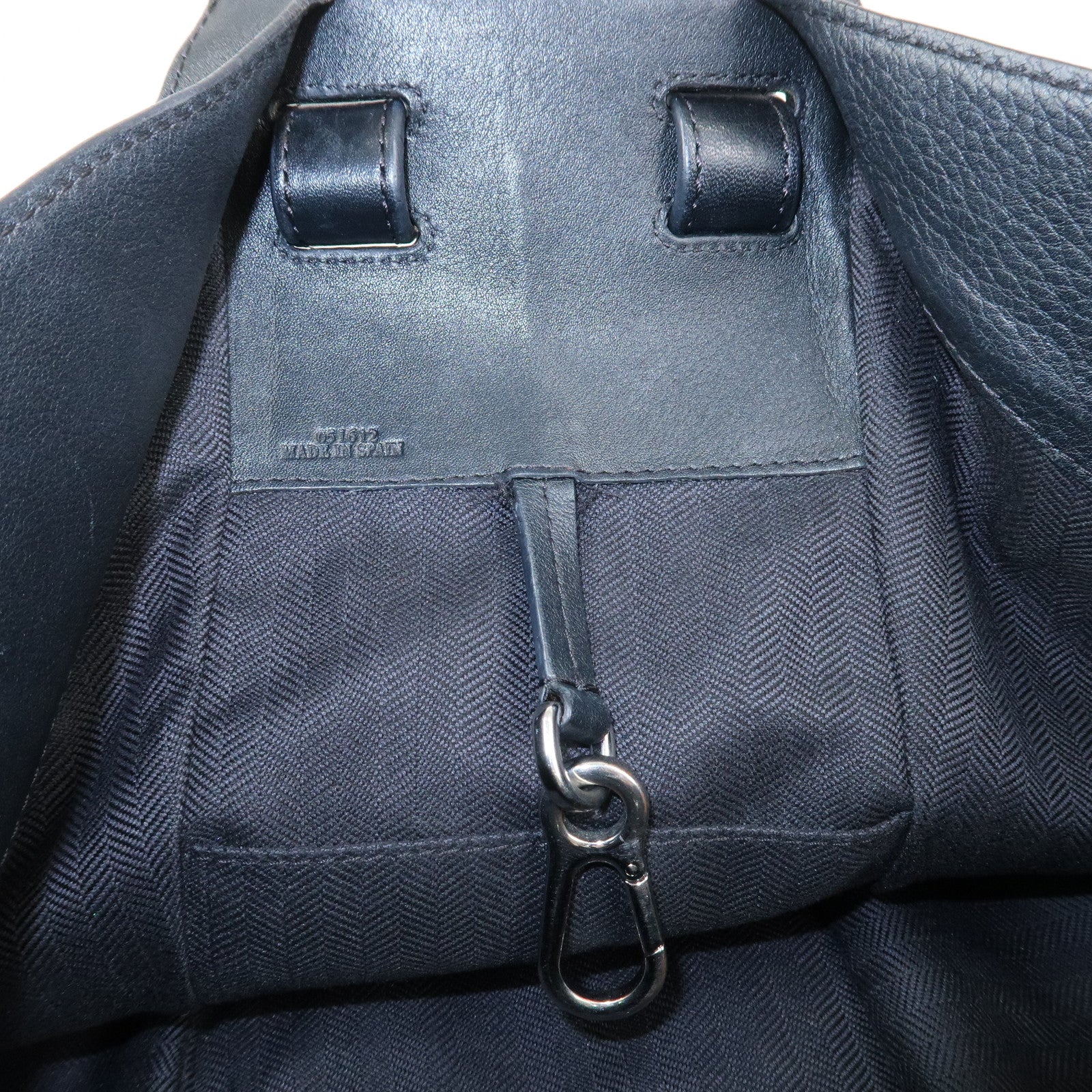 LOEWE Hammock Medium Leather Shoulder Bag Hand Bag Black