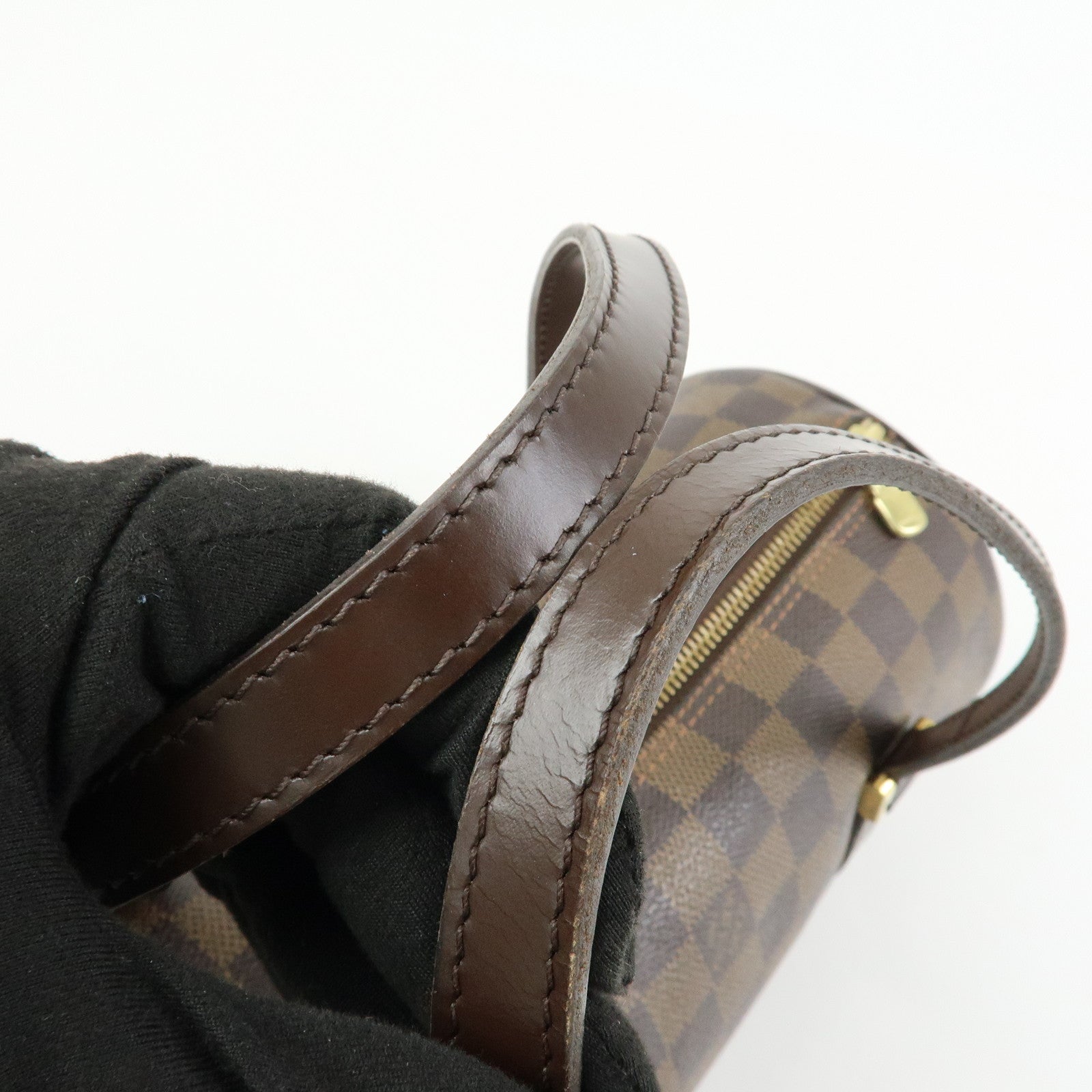 Louis Vuitton Damier Ebene Papillon 26 Hand Bag Brown N51304