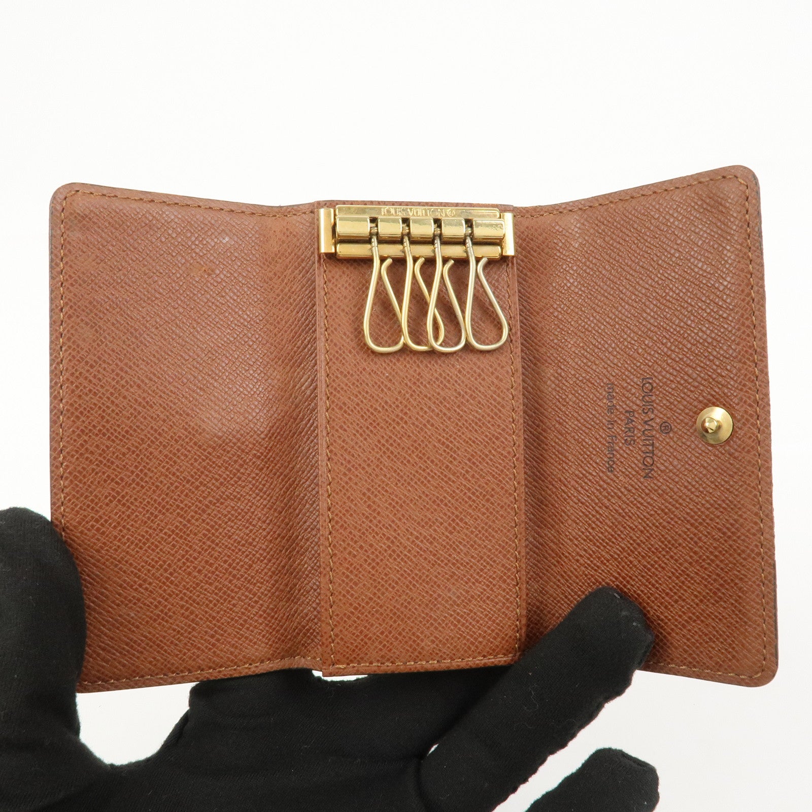 Louis Vuitton Monogram Set Of 2 Key Case Brown M69517 M60115