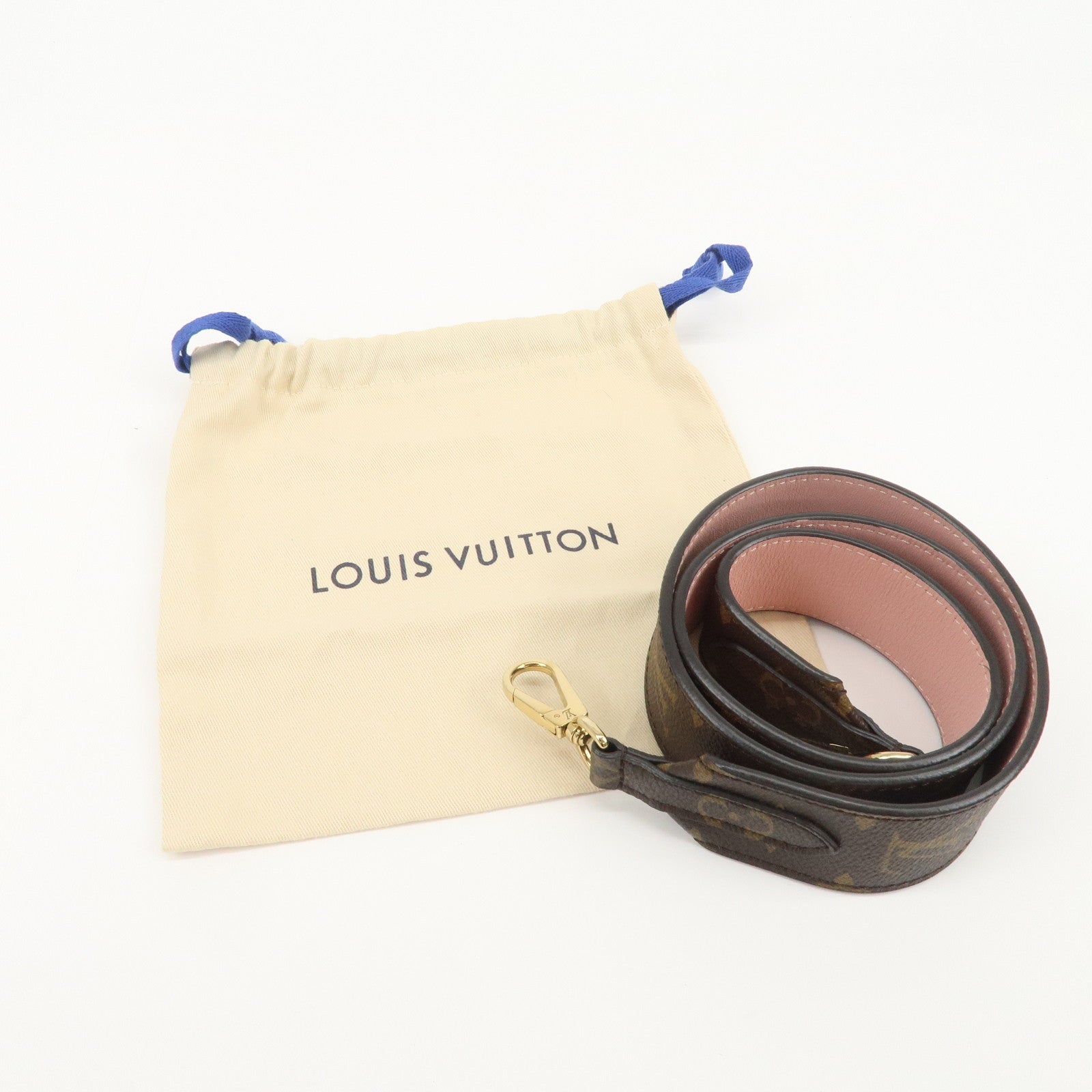 Louis Vuitton Shoulder Strap For Keep All Bandouliere Brown