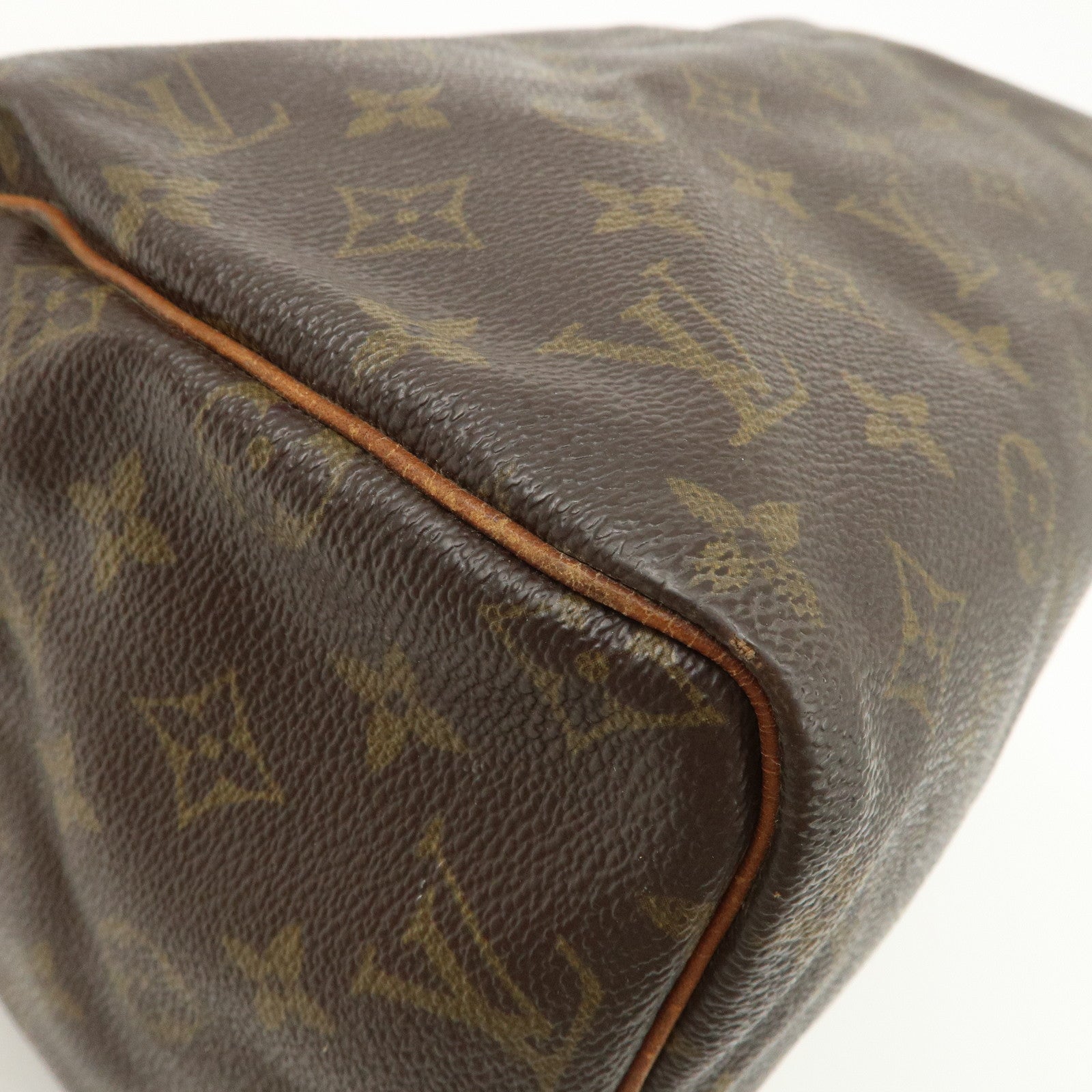 Louis Vuitton Monogram Speedy 30 Hand Bag Boston Bag M41526 Used