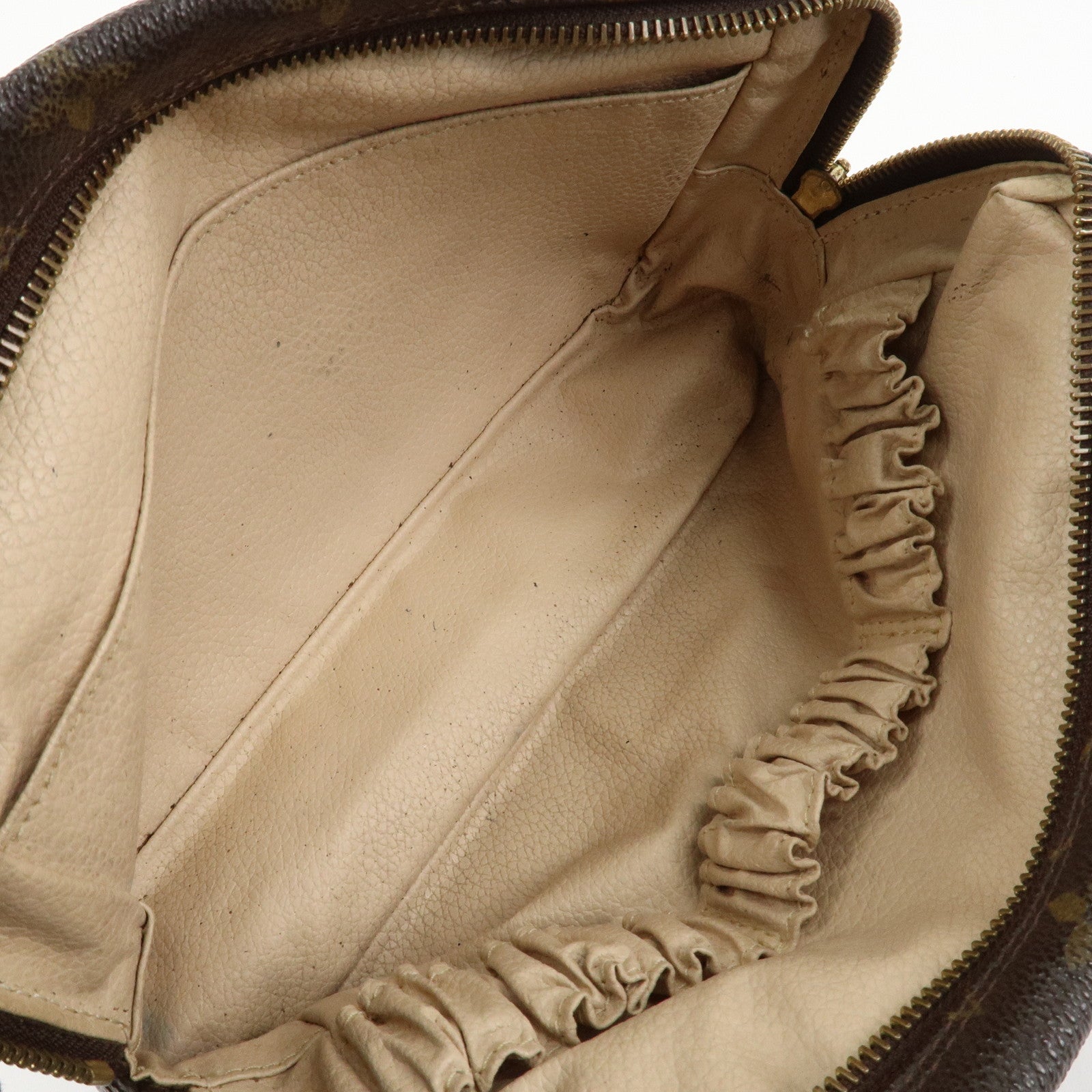 Louis Vuitton Monogram Trousse Toilette 23 Pouch Brown M47524 Used