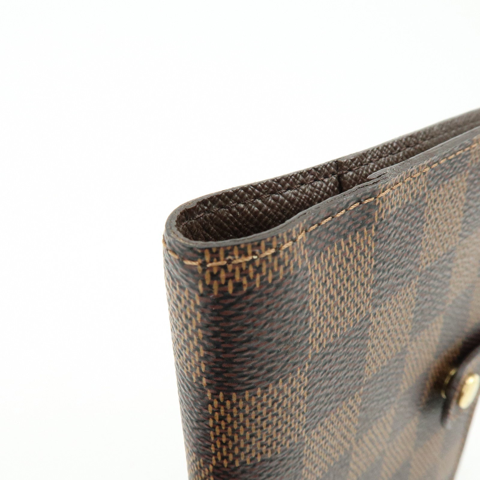 Louis Vuitton Damier Agenda PM Planner Cover Brown R20700