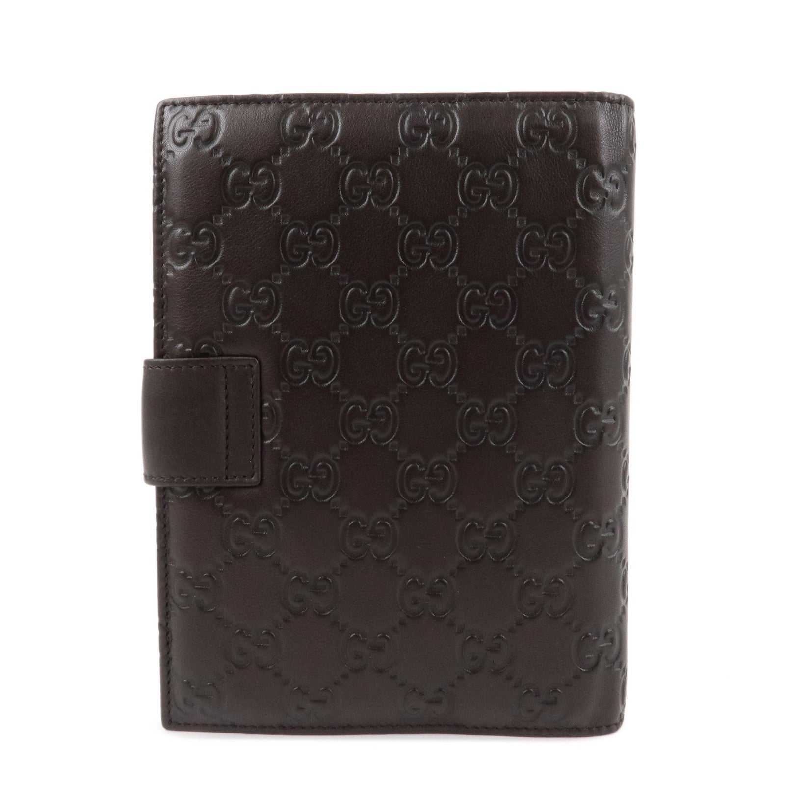 GUCCI Guccissima Guccissima Leather Agenda Organizer Brown 115241 Used