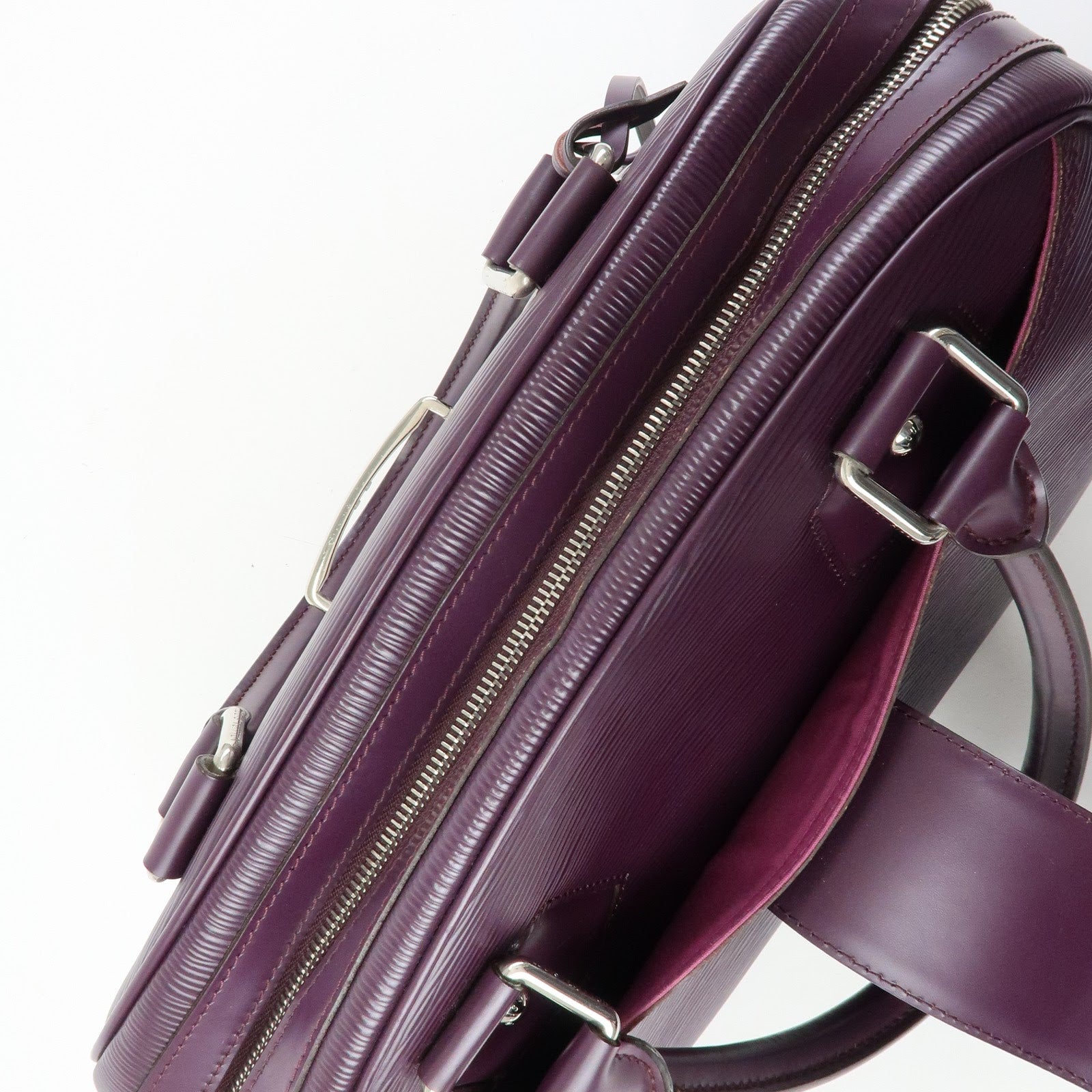 Louis Vuitton Epi Bowling Montaigne GM Hand Bag Cassis M5931K