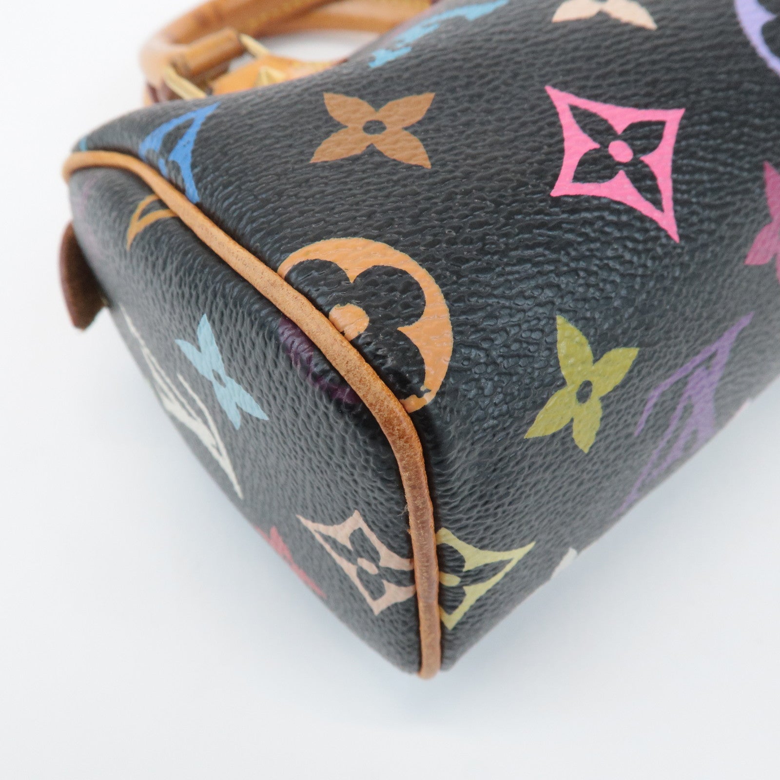 Louis Vuitton Monogram Multicolor Mini Speedy Mini Bag Noir M92644