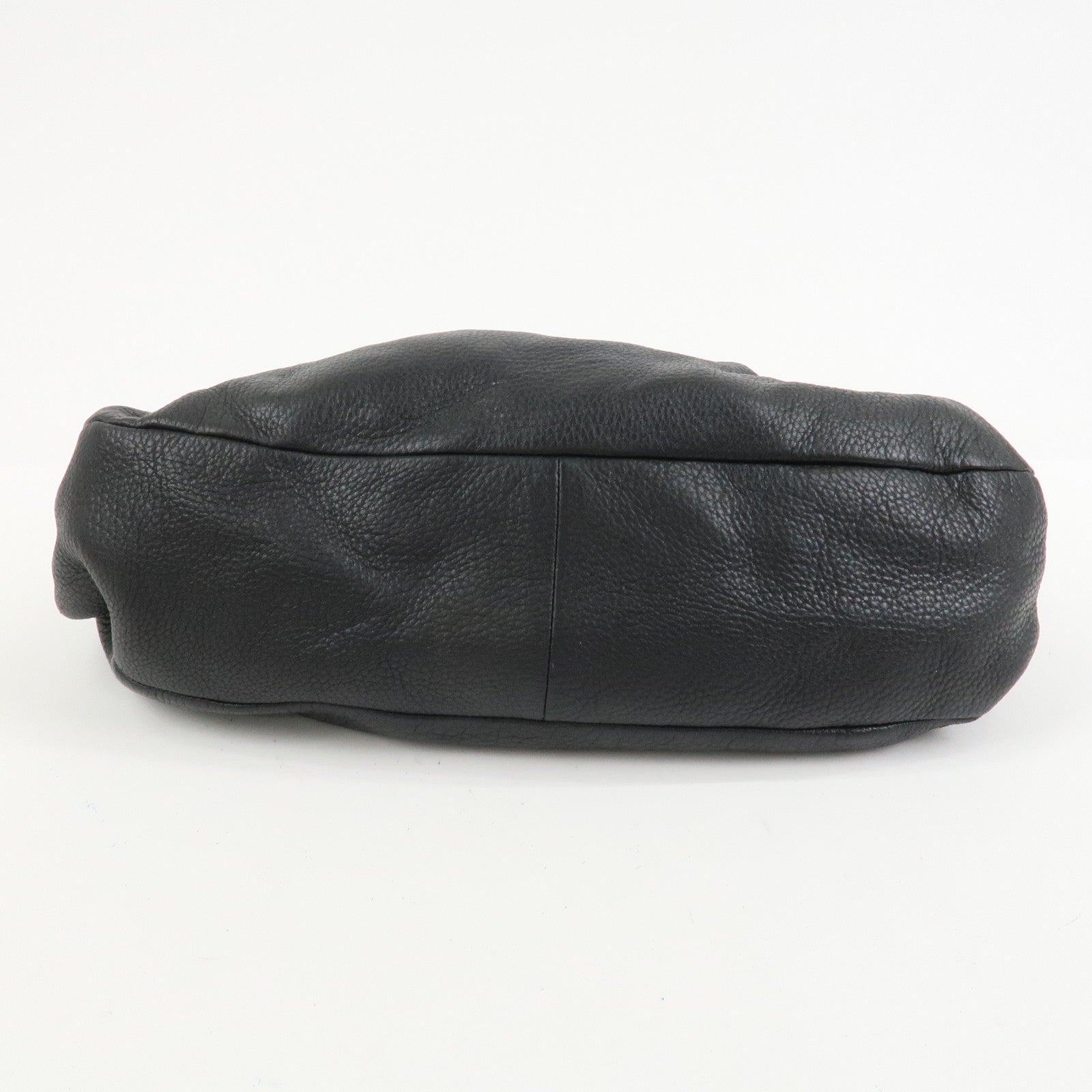 BOTTEGA VENETA Intrecciato Leather Hand Bag Shoulder Bag Black