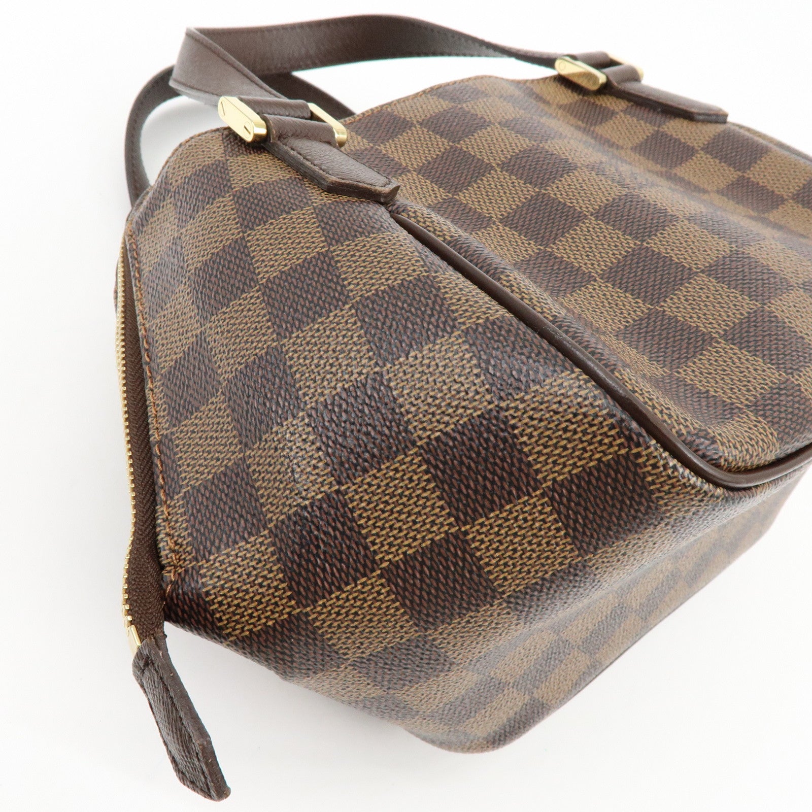 Louis Vuitton Damier Canvas Belem PM Hand Bag Brown N51173