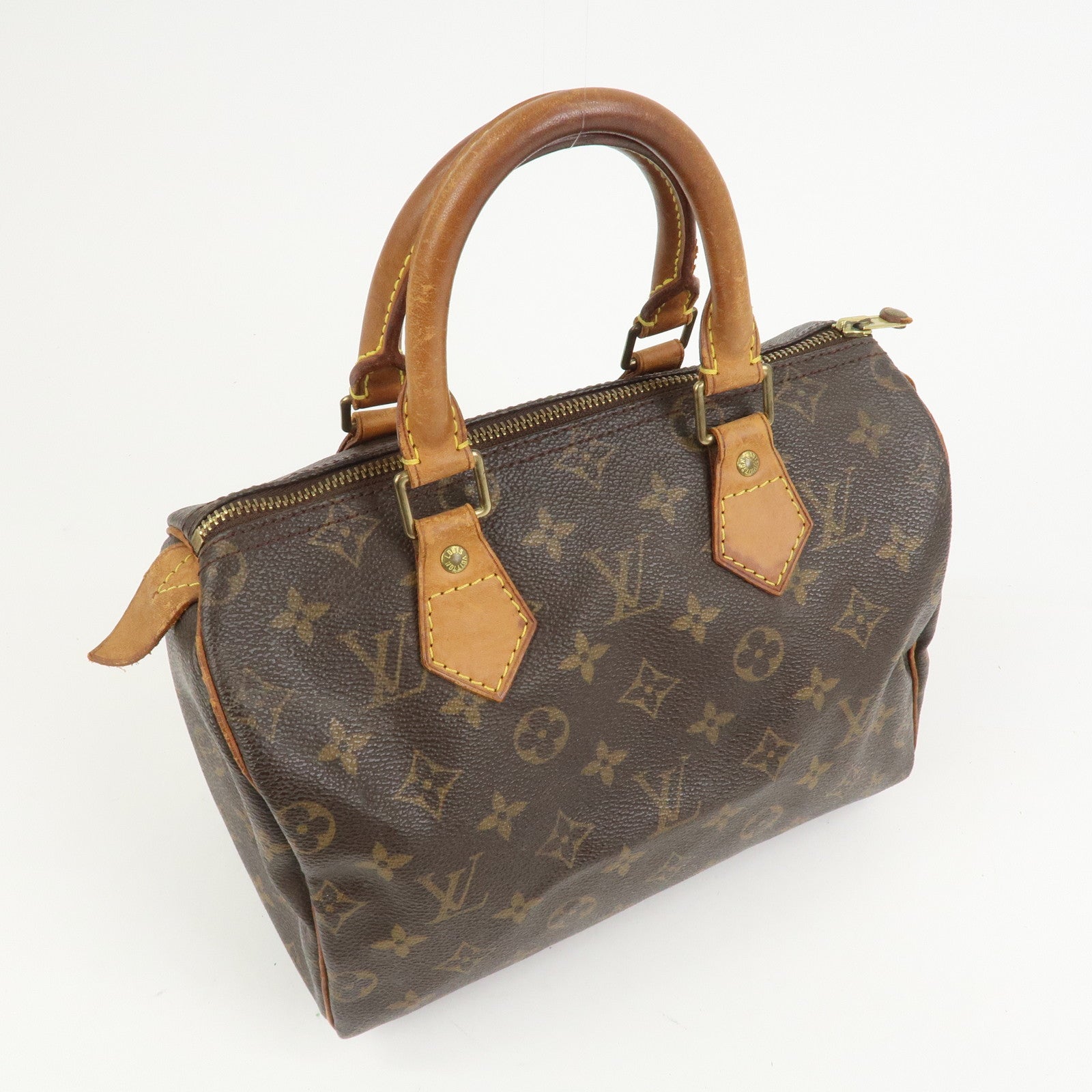 Louis Vuitton Monogram Speedy 25 Boston Bag Hand Bag Brown M41528