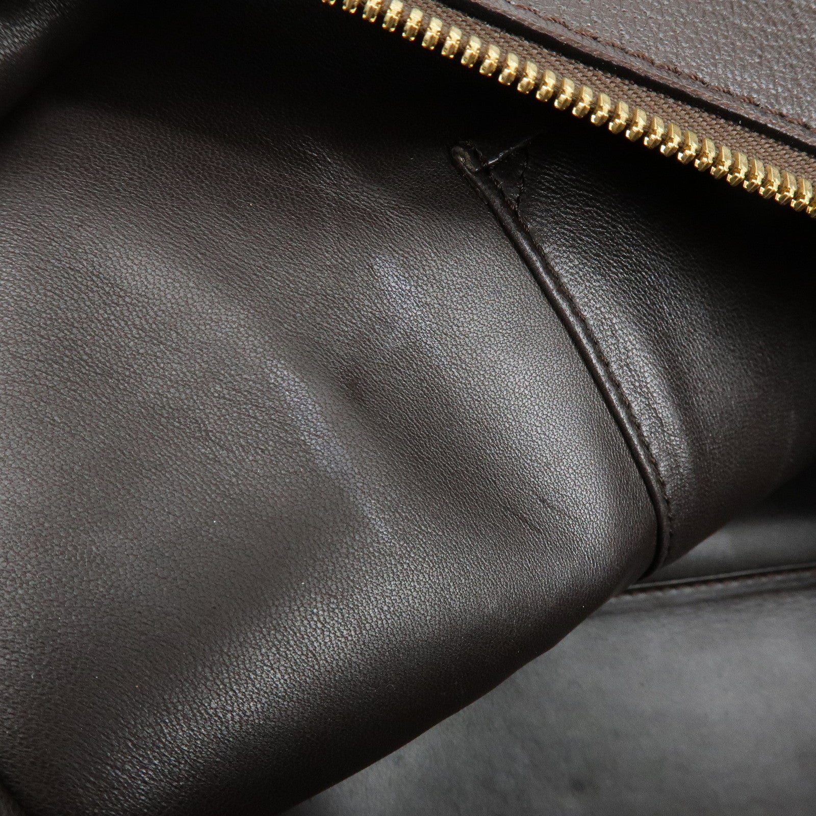 LOEWE Anagram Amazona 36 Hand Bag Boston Bag Dark Brown