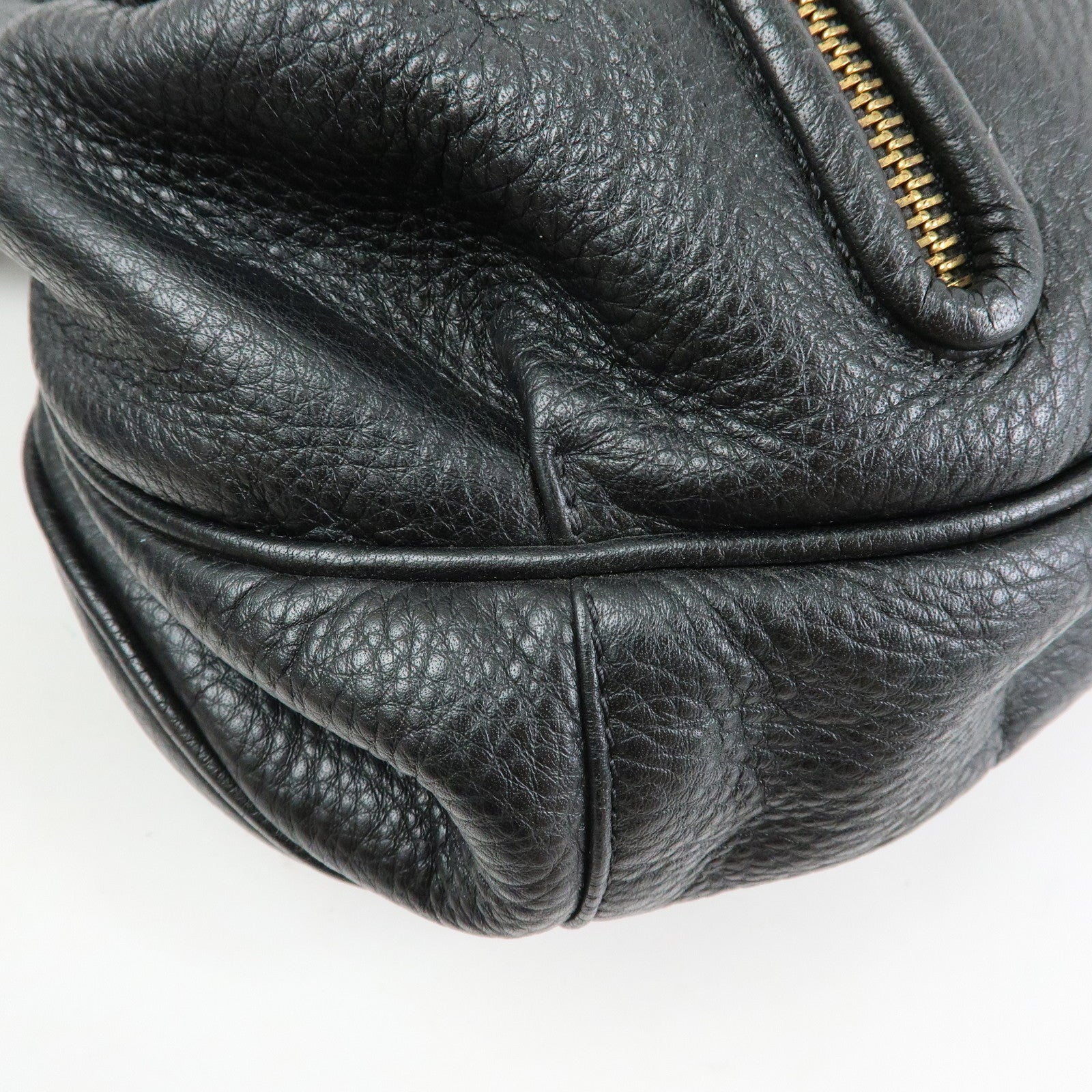 Chloe See By Chloe Leather Shoulder Bag Tassel Charm Black