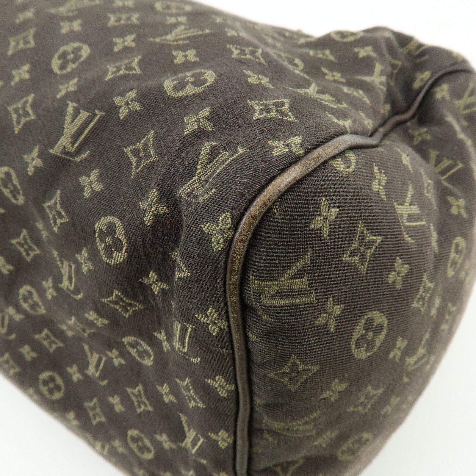 Louis Vuitton Monogram Mini Lin Speedy 30 Boston Bag Ebene M95224