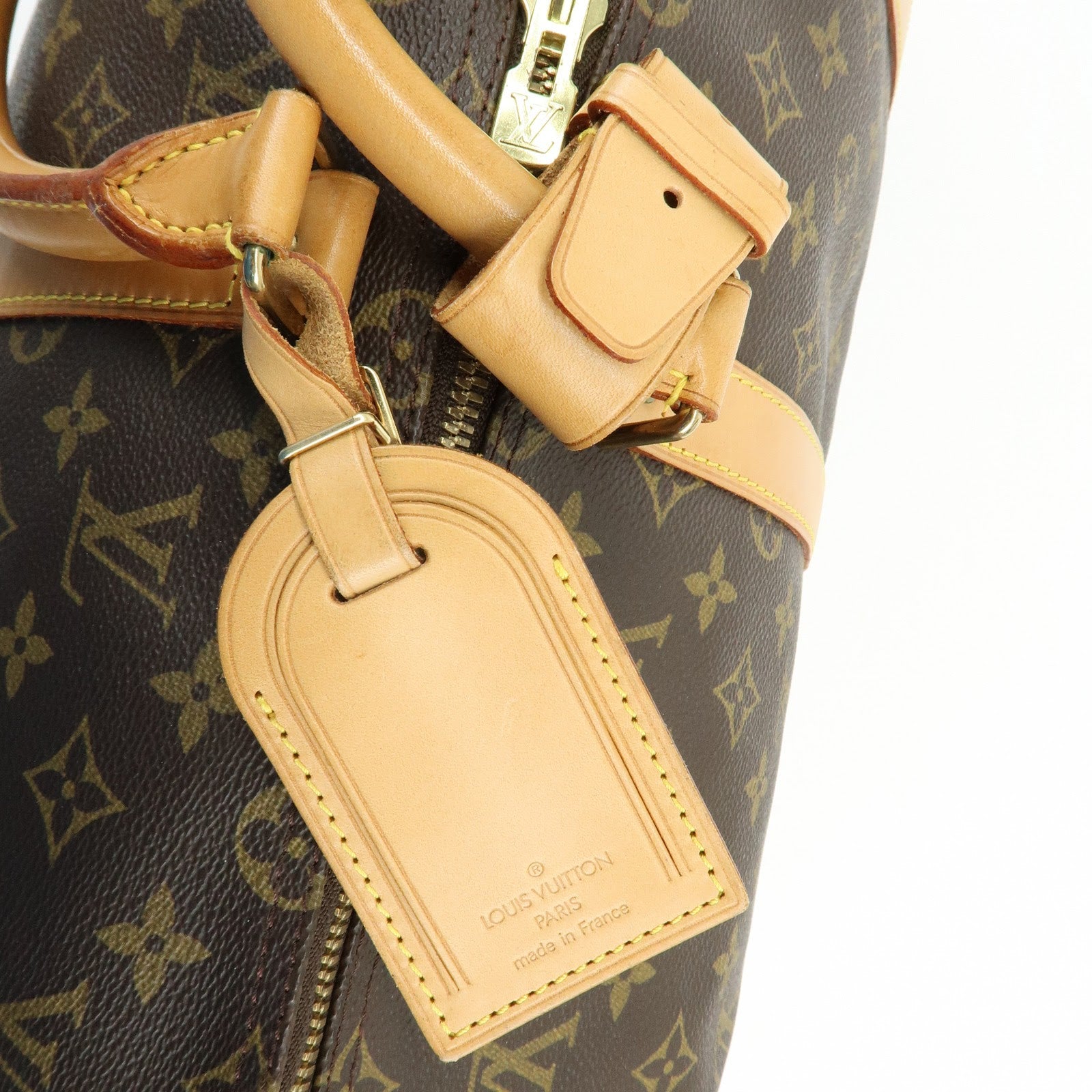 Louis Vuitton Monogram Keep All Bandouliere 50 Boston Bag M41416