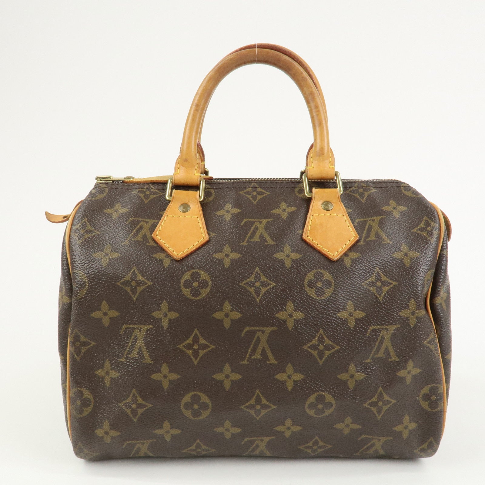 Louis Vuitton Monogram Speedy 25 Boston Bag Hand Bag Brown M41528