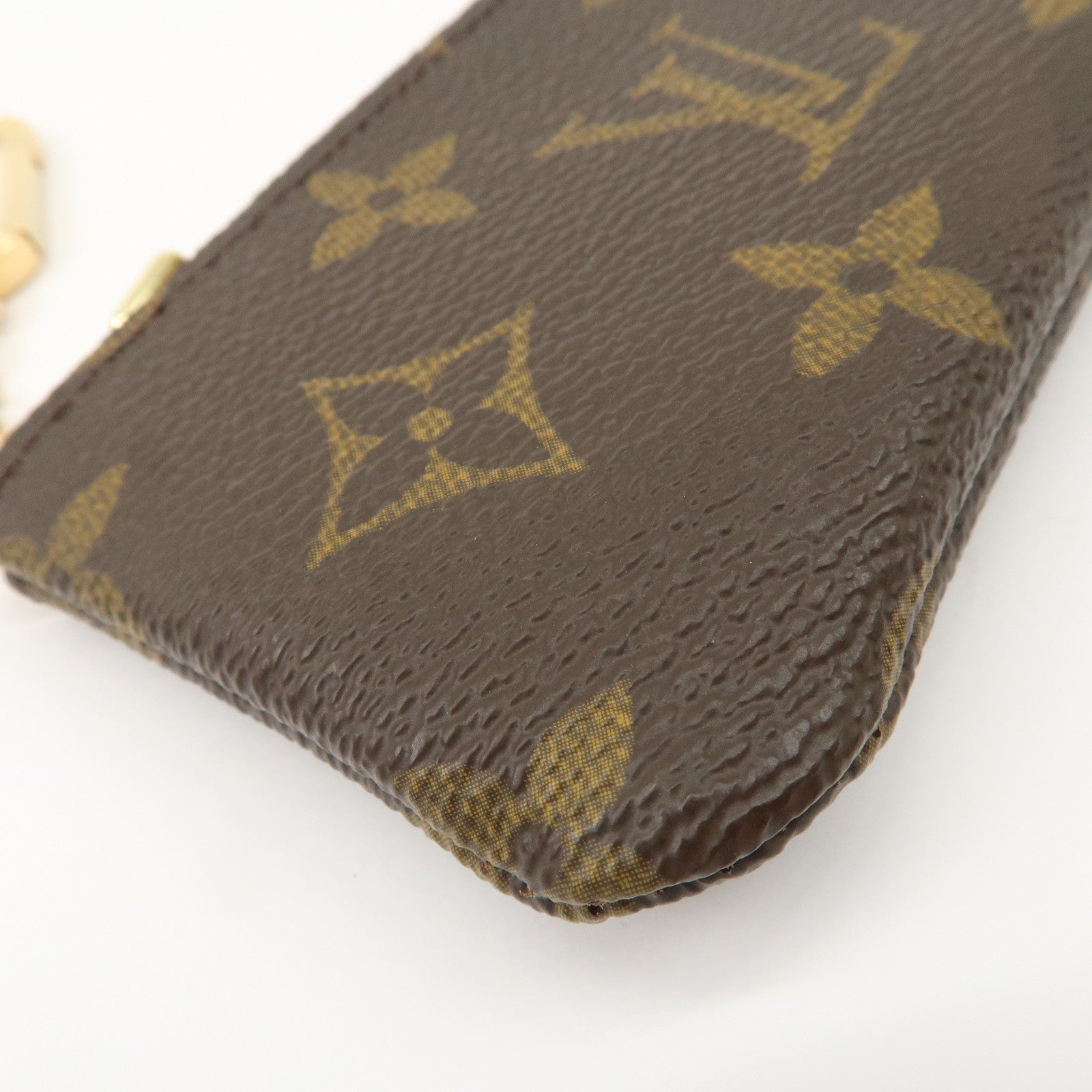 Louis Vuitton Monogram Canvas Pochette Cles Coin Case Brown M62650