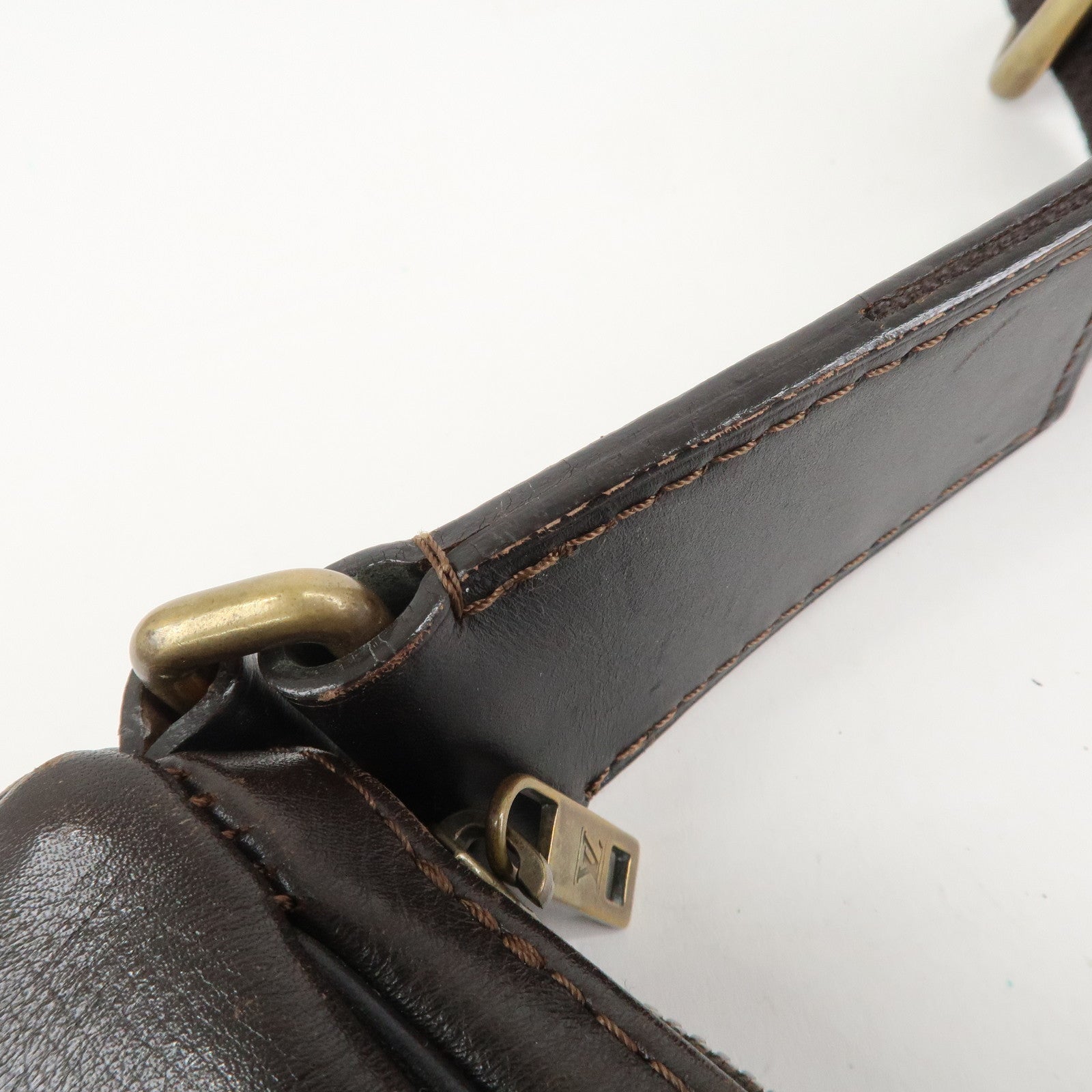 Louis Vuitton Utah Calf Leather Wichita Messenger Bag Brown M92990