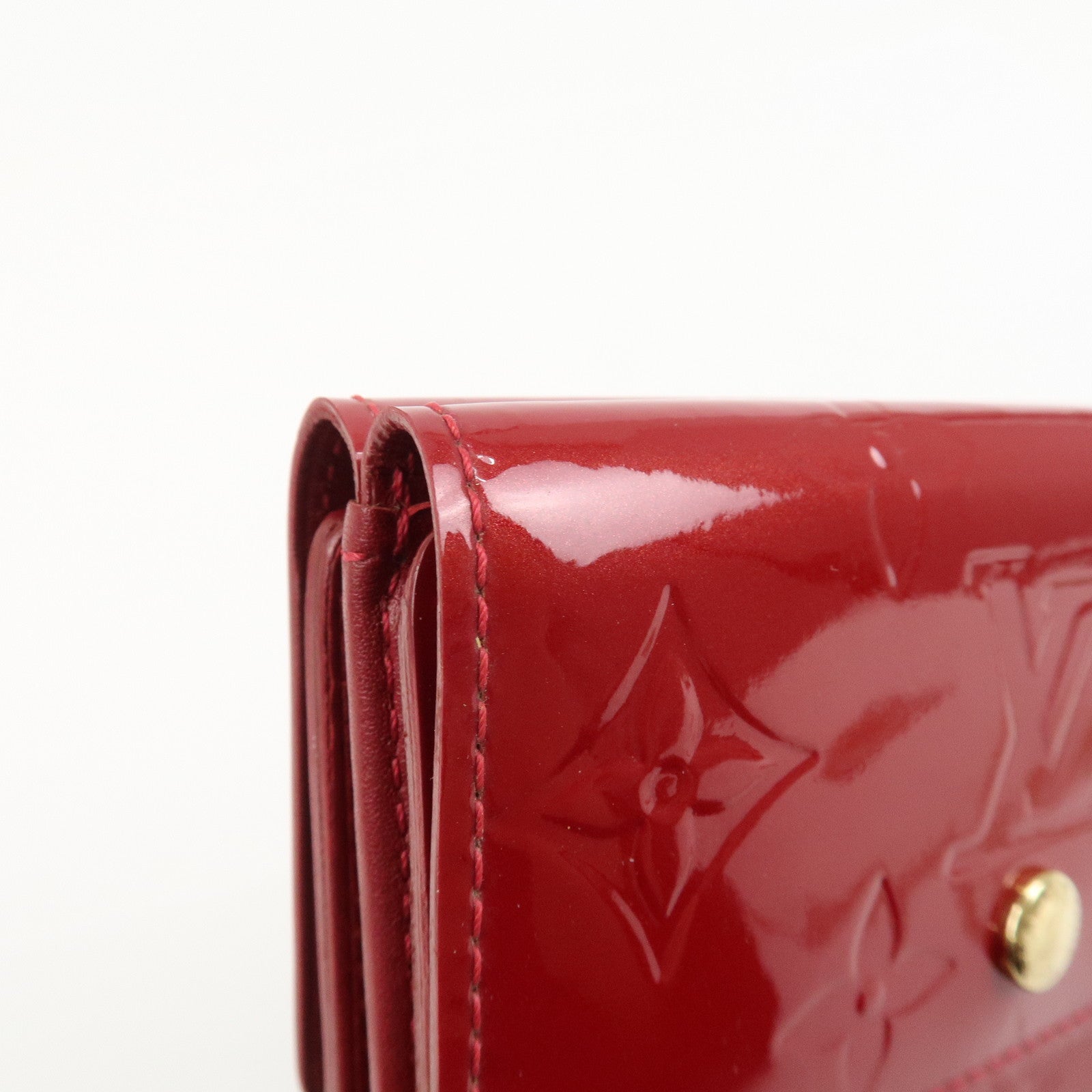 Louis Vuitton Vernis Porte Monnaie Billets Cartes de Credit M91982