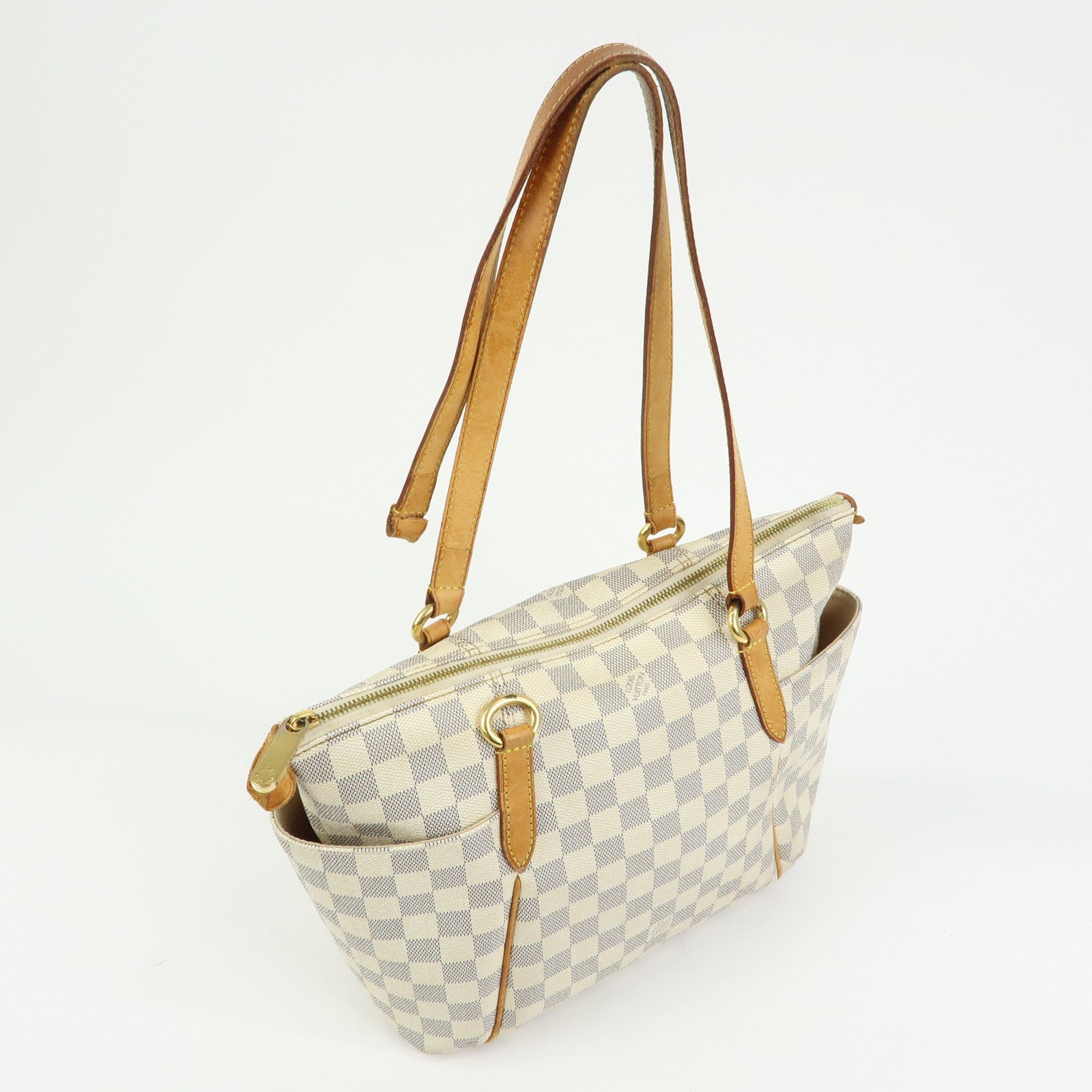 Louis Vuitton Damier Azur Totally PM Tote Bag Hand Bag N41280