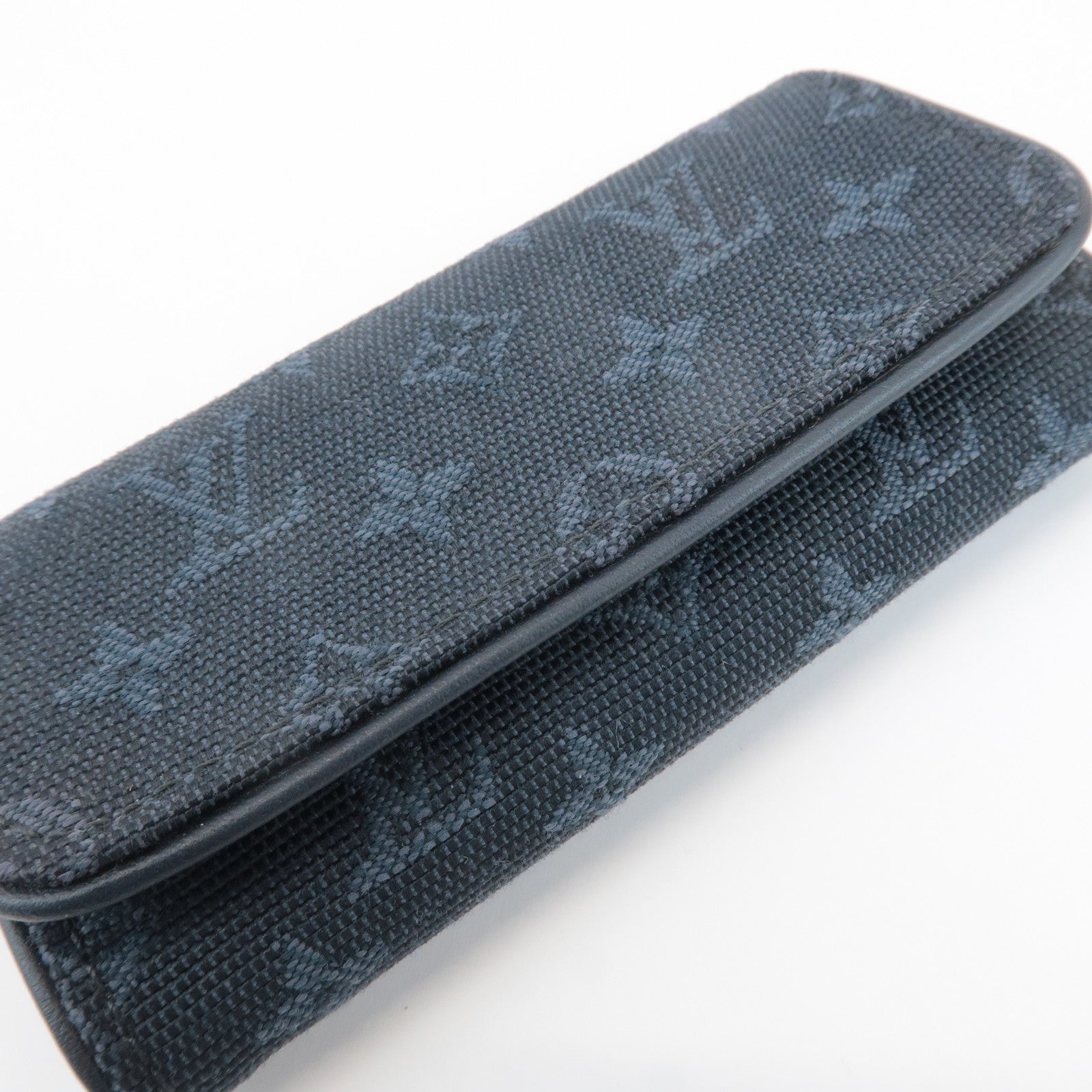 Louis Vuitton Monogram Mini Multicles 4 Key Case TST Blue M92430 Used