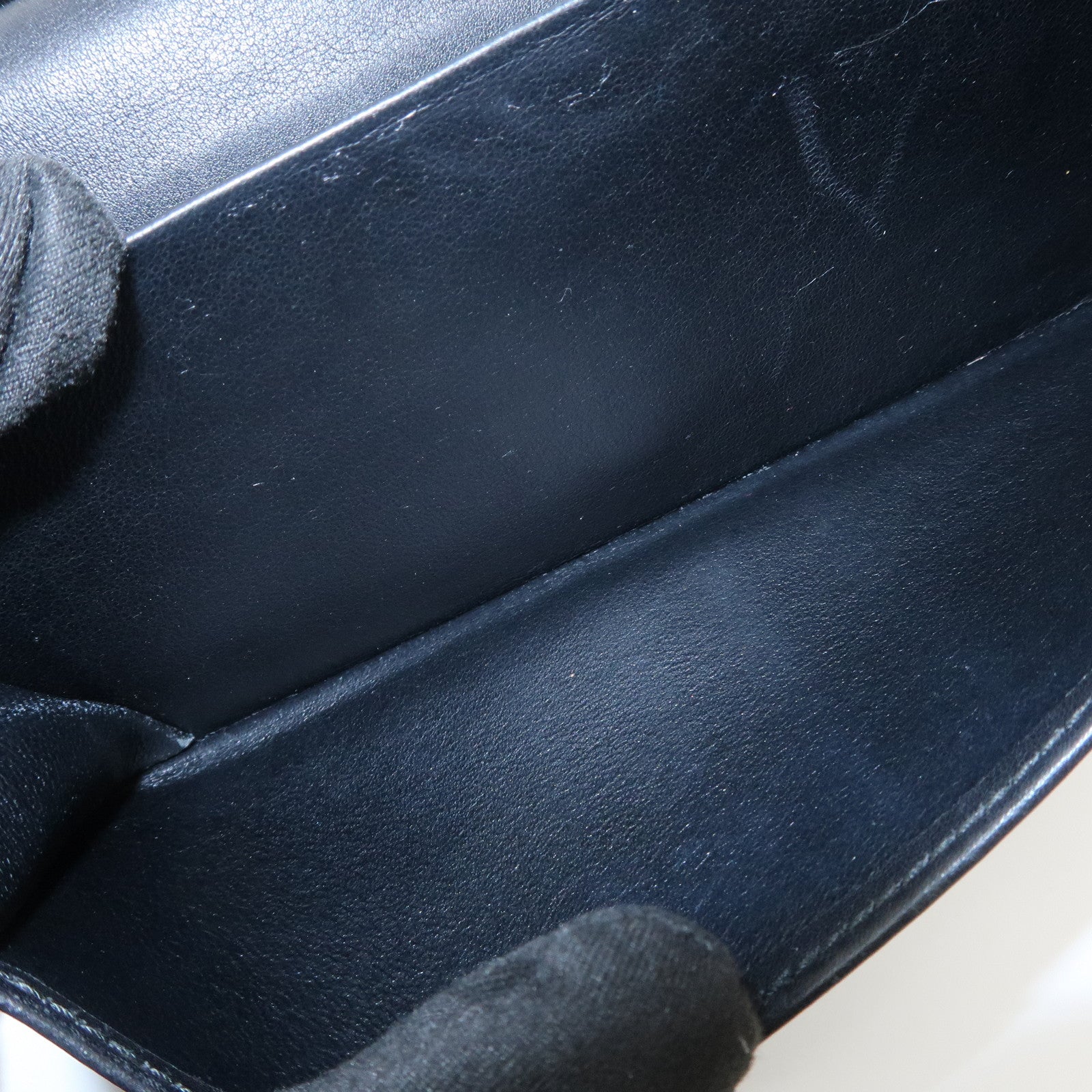 GUCCI Guccissima Lovely Heart W Hook Long Wallet Black 203550