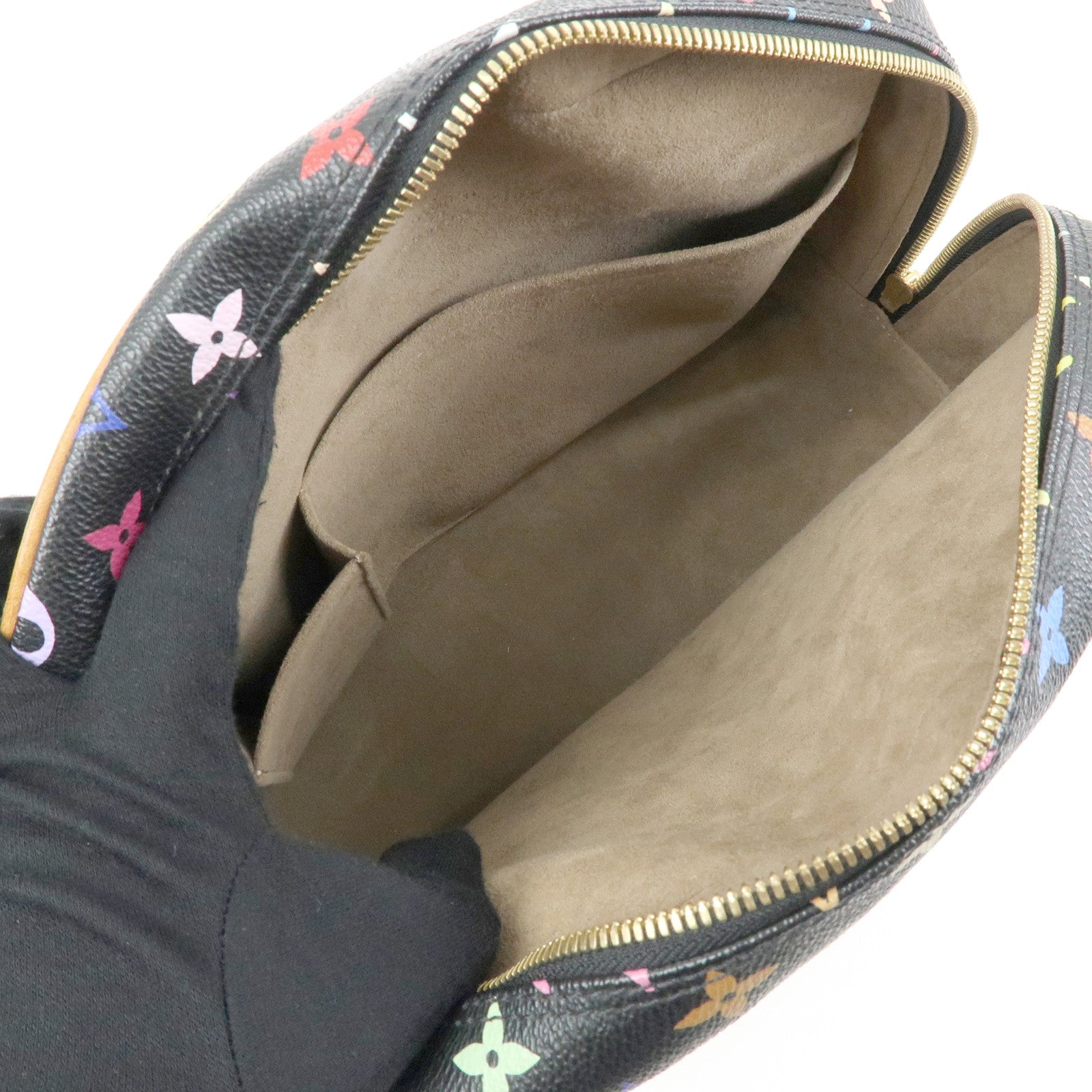 Louis Vuitton Monogram Trouville Multicolor Hand Bag Noir M92662