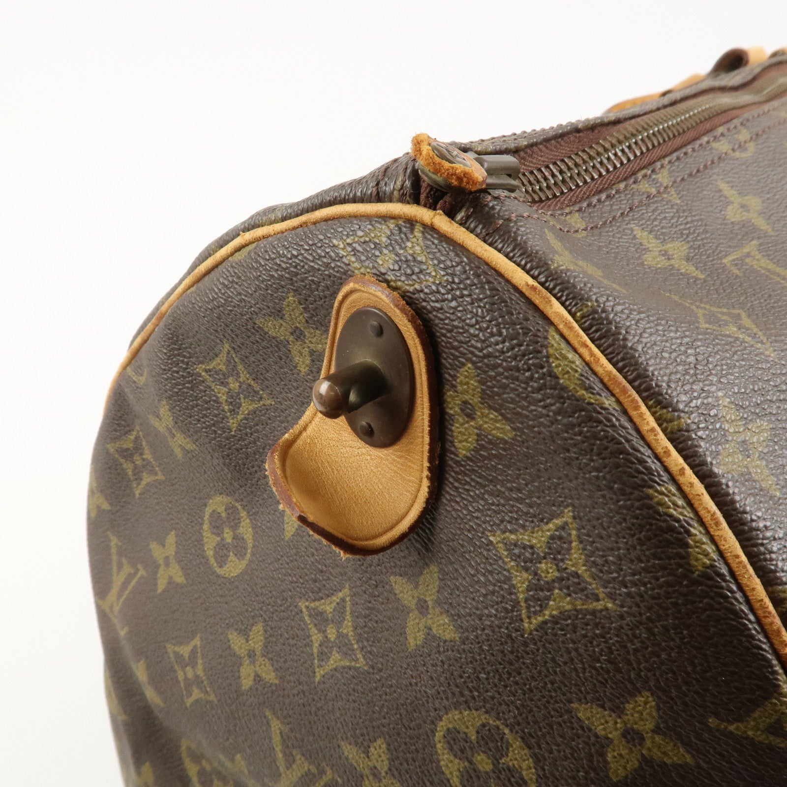 Louis Vuitton Monogram Keep All 60 Boston Bag Brown M41422 Used
