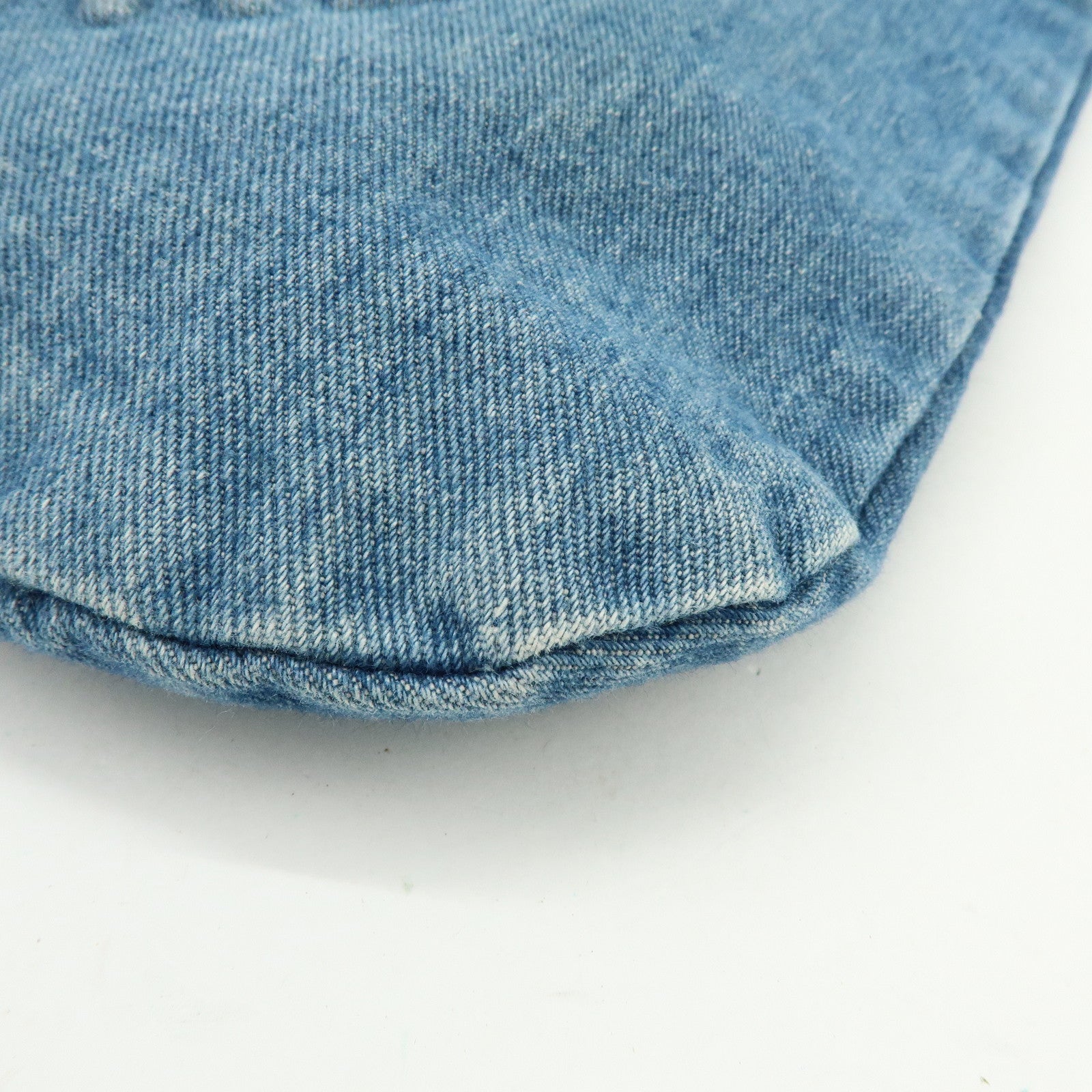 HUNTING WORLD Denim Tote Bag Hand Bag Blue