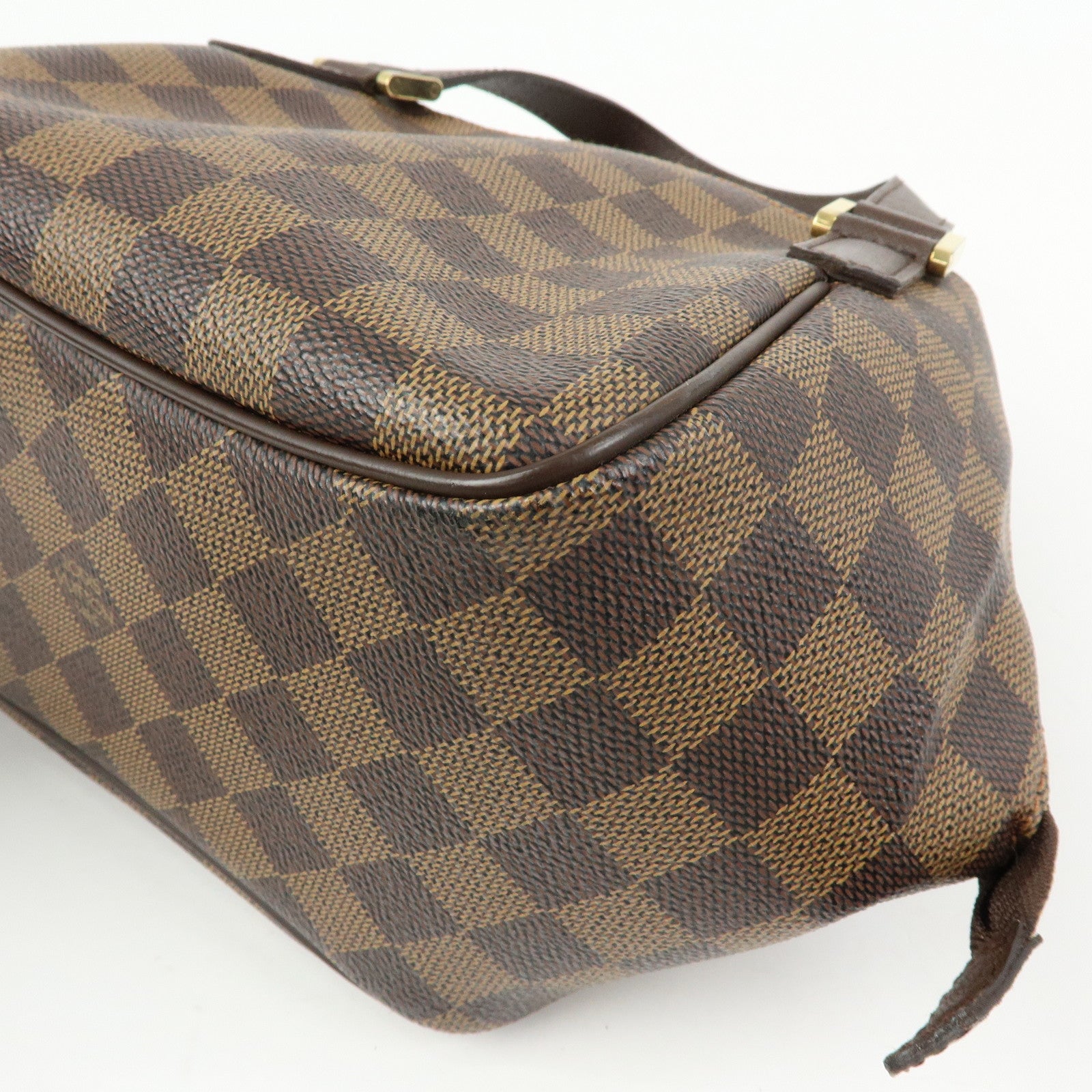 Louis Vuitton Damier Canvas Belem PM Hand Bag Ebene Brown N51173