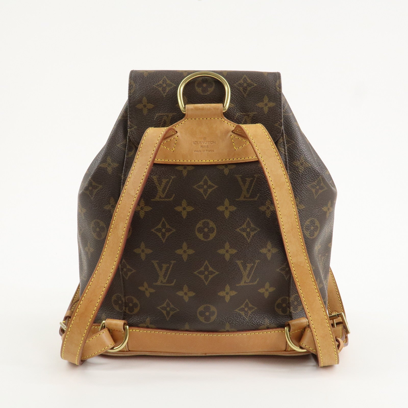 Louis Vuitton Monogram Canvas Montsouris MM Backpack Brown M51136 Used